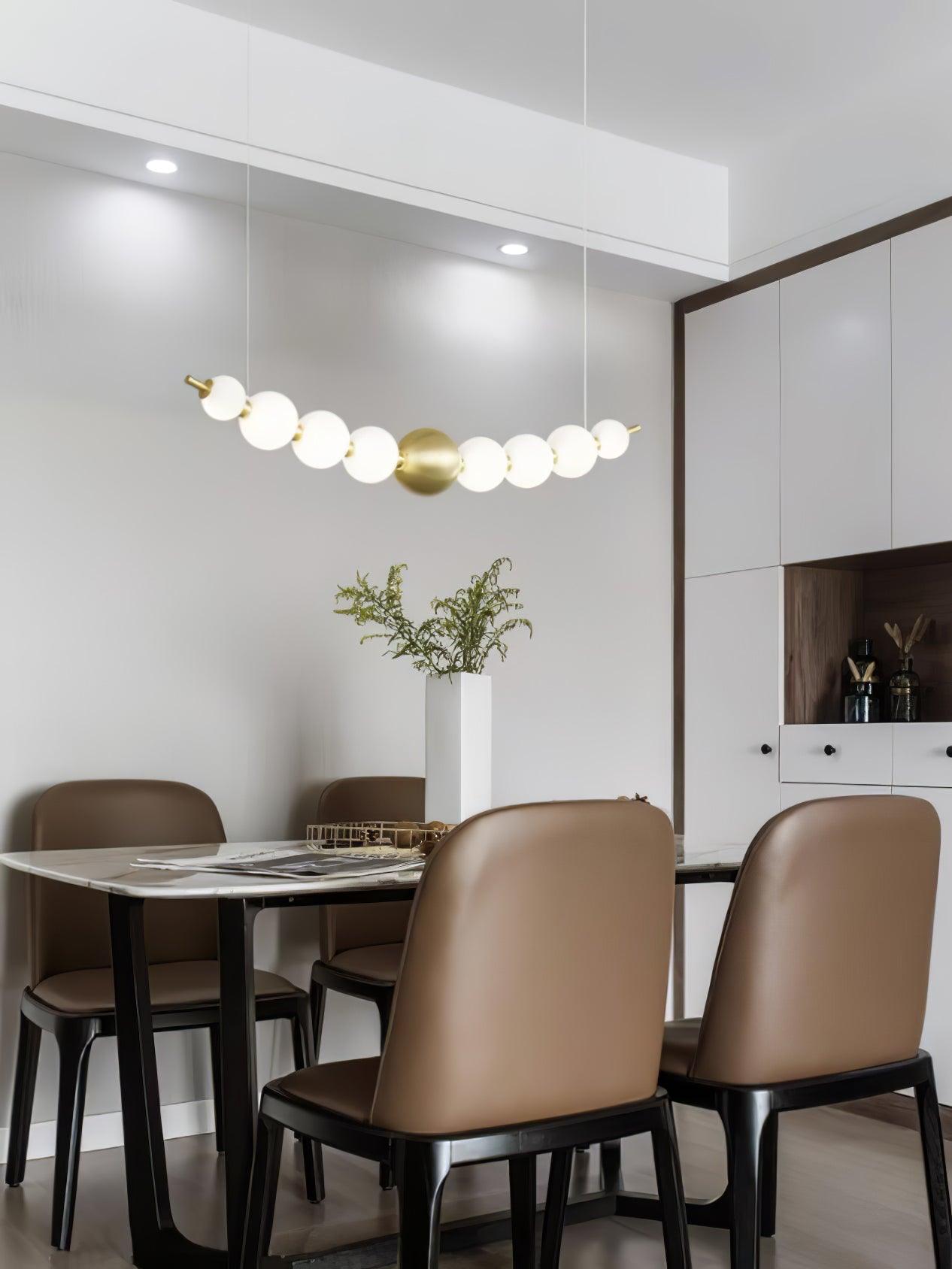 Linea Contemporary Brass Pendant Lamp - Letslighting
