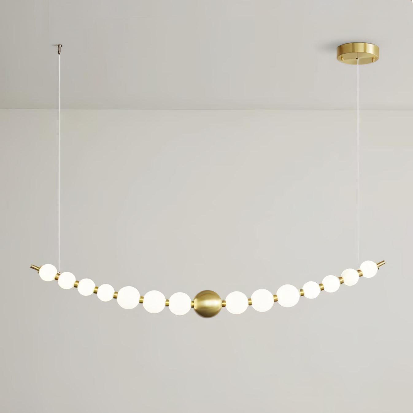 Linea Contemporary Brass Pendant Lamp - Letslighting
