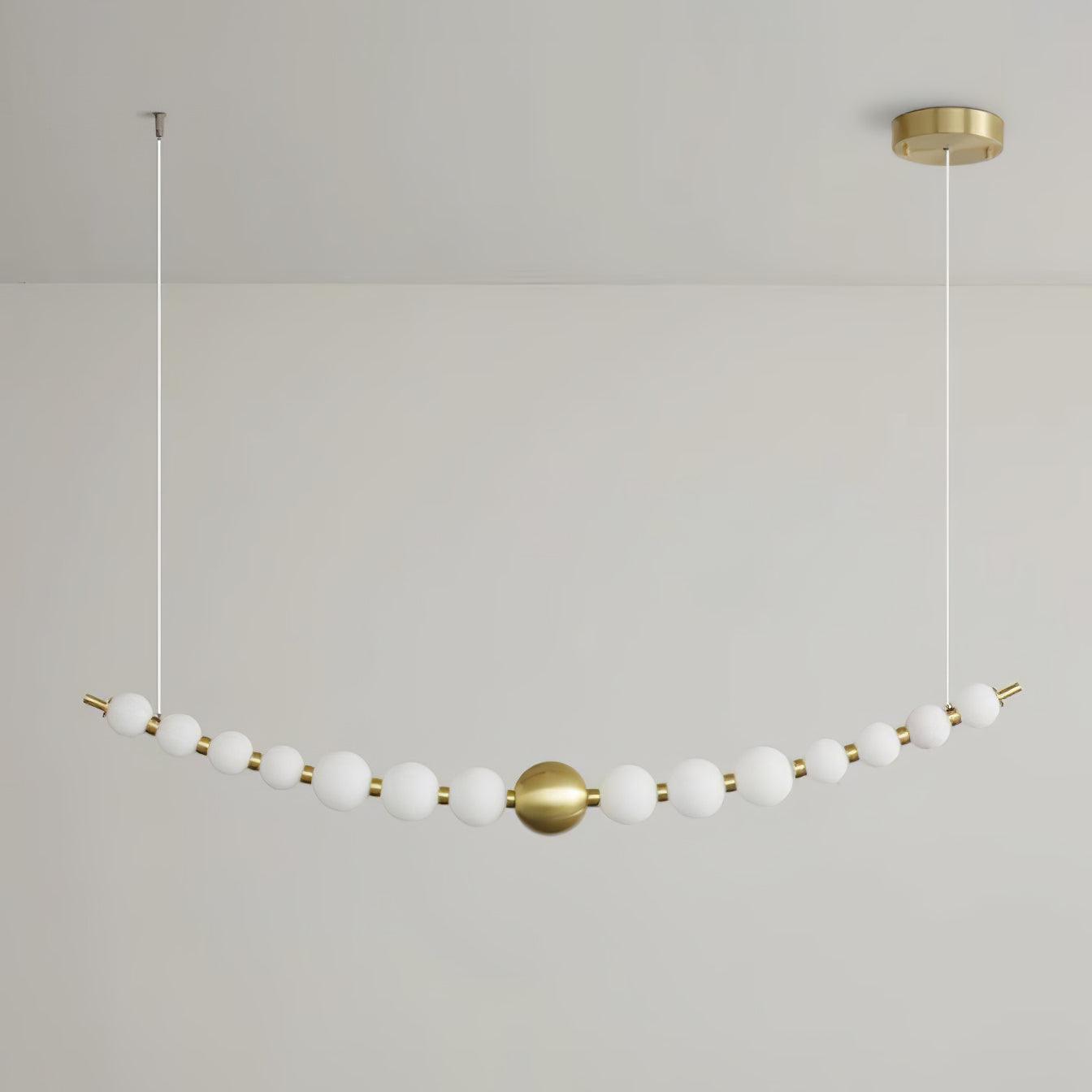Linea Contemporary Brass Pendant Lamp - Letslighting