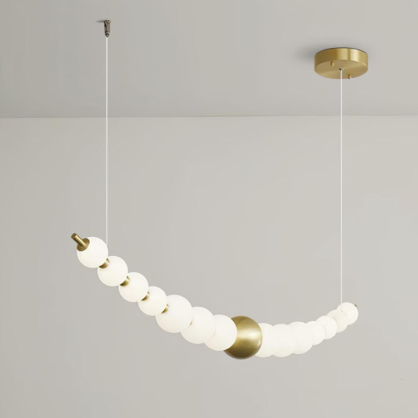 Linea Contemporary Brass Pendant Lamp - Letslighting