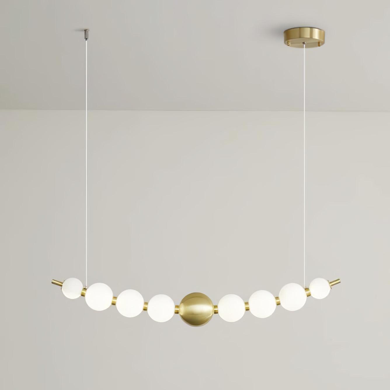 Linea Contemporary Brass Pendant Lamp - Letslighting