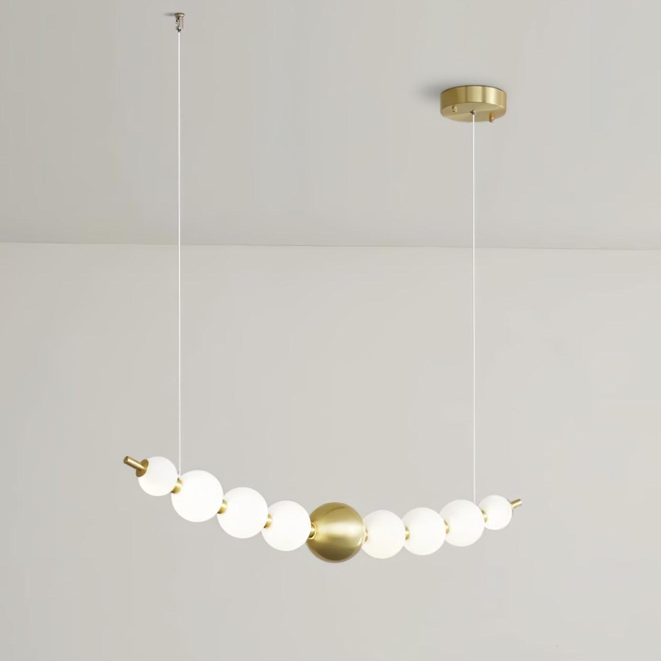 Linea Contemporary Brass Pendant Lamp - Letslighting
