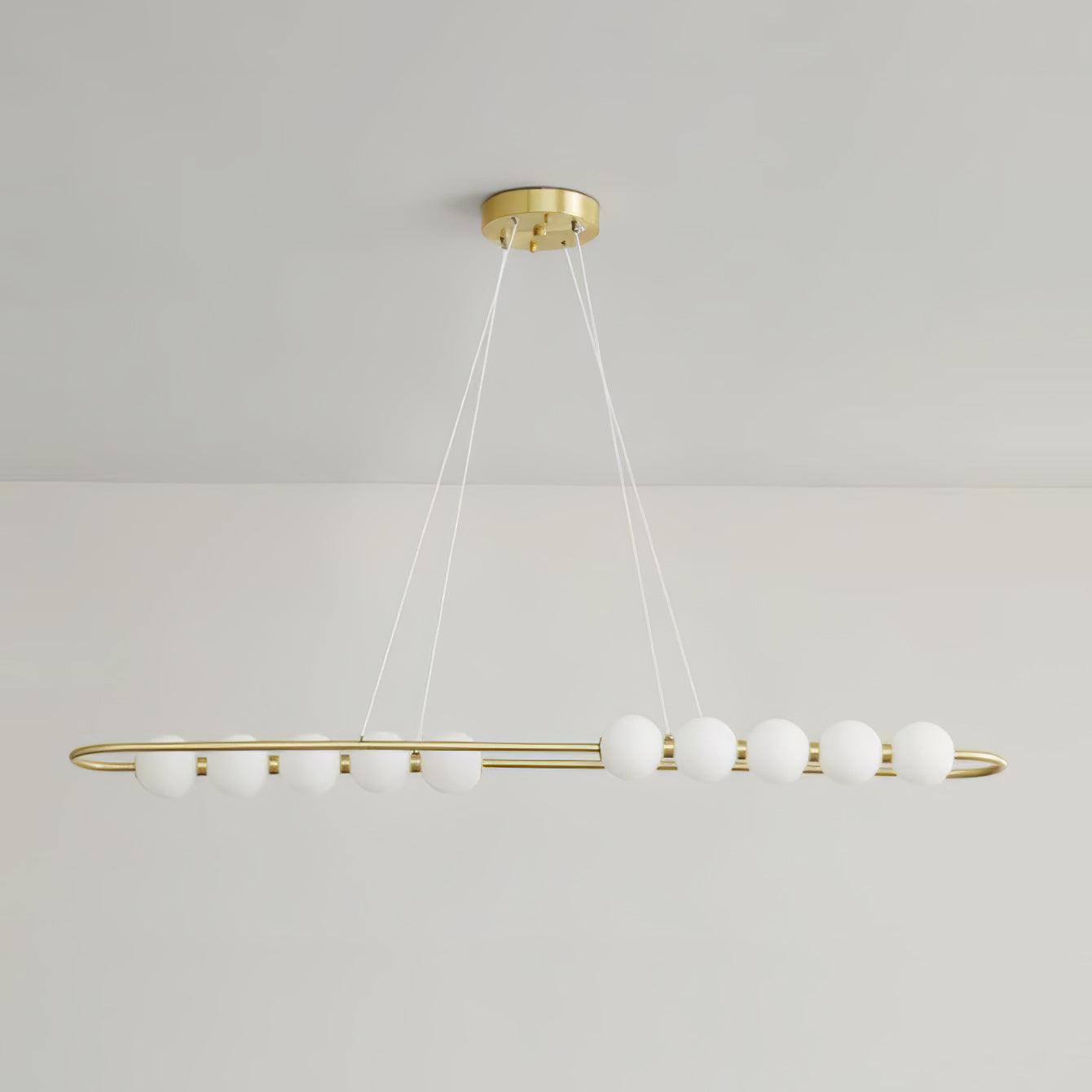 Linea Contemporary Brass Pendant Lamp - Letslighting