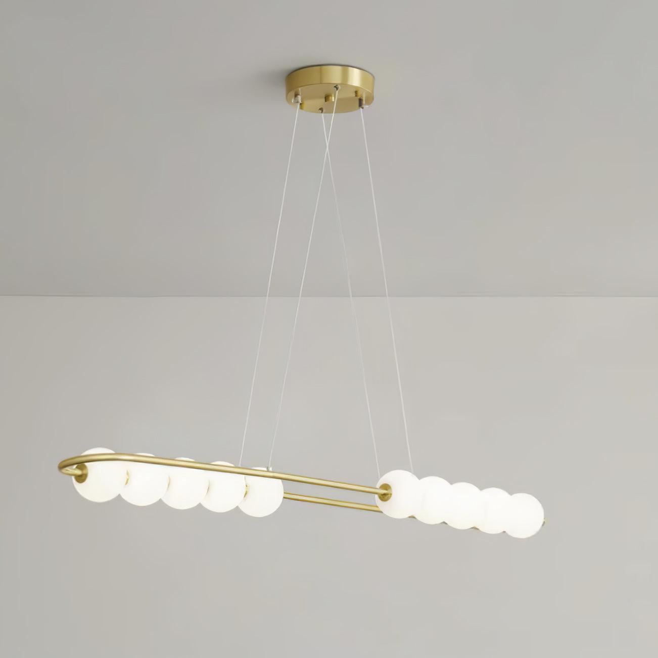 Linea Contemporary Brass Pendant Lamp - Letslighting