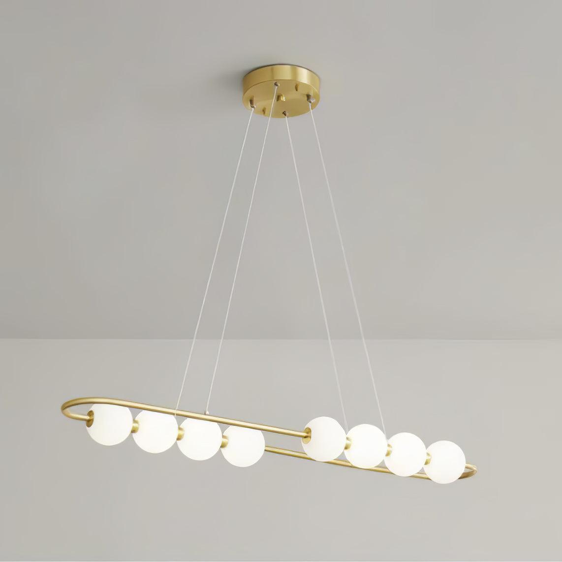 Linea Contemporary Brass Pendant Lamp - Letslighting