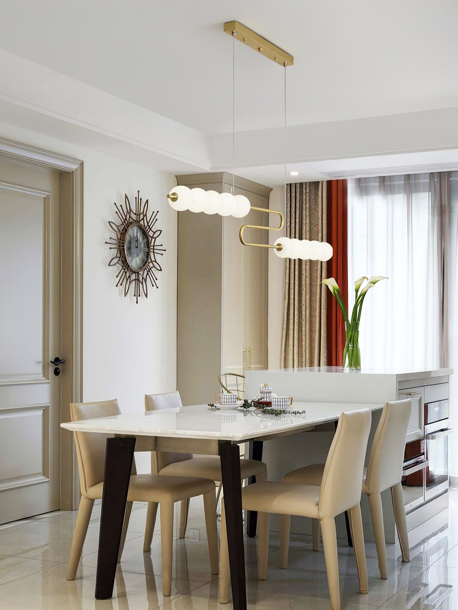 Linea Contemporary Brass Pendant Lamp - Letslighting