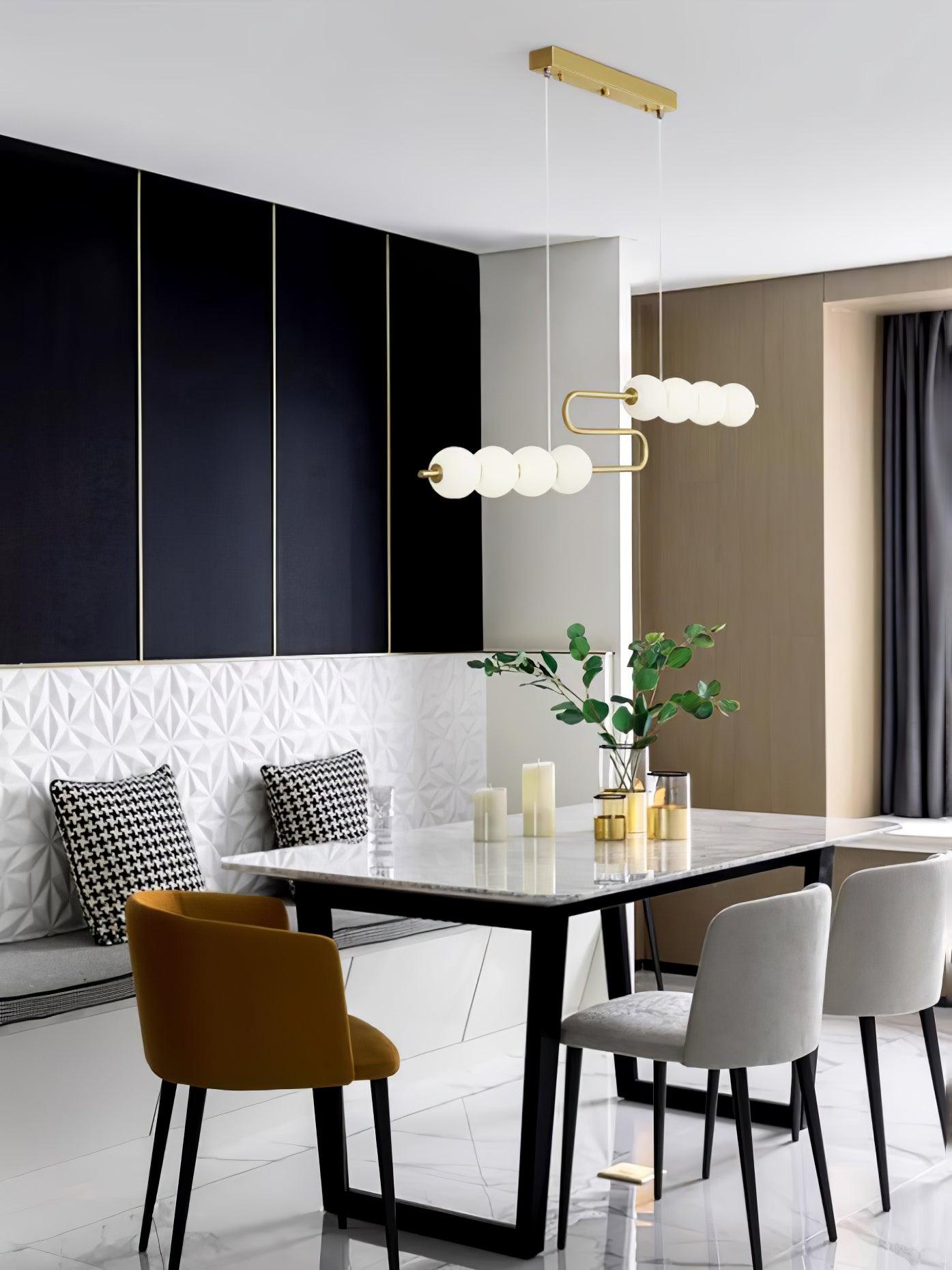Linea Contemporary Brass Pendant Lamp - Letslighting