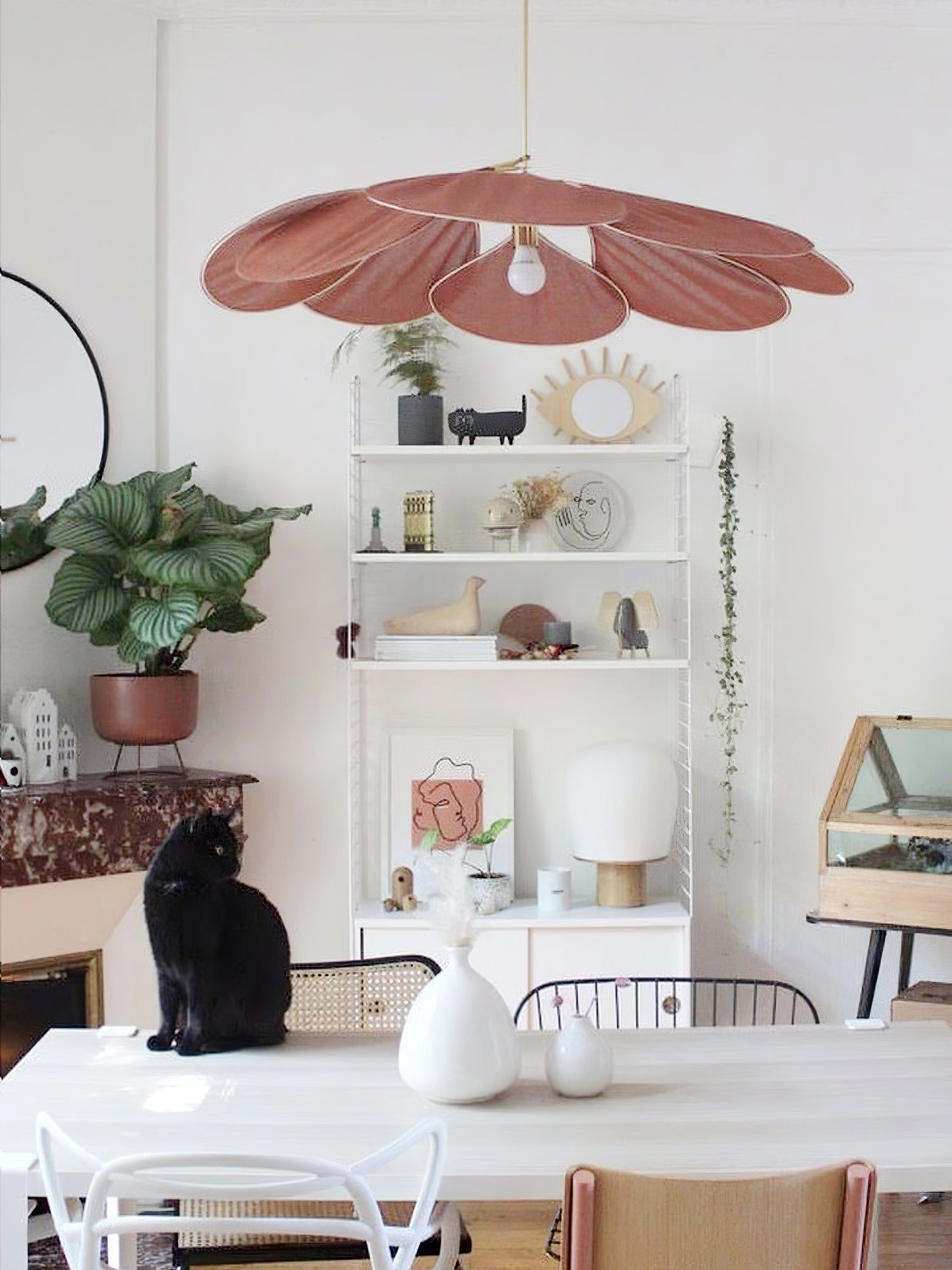 Zerithire Fabric Nature-inspired Pendant Lamp - Letslighting