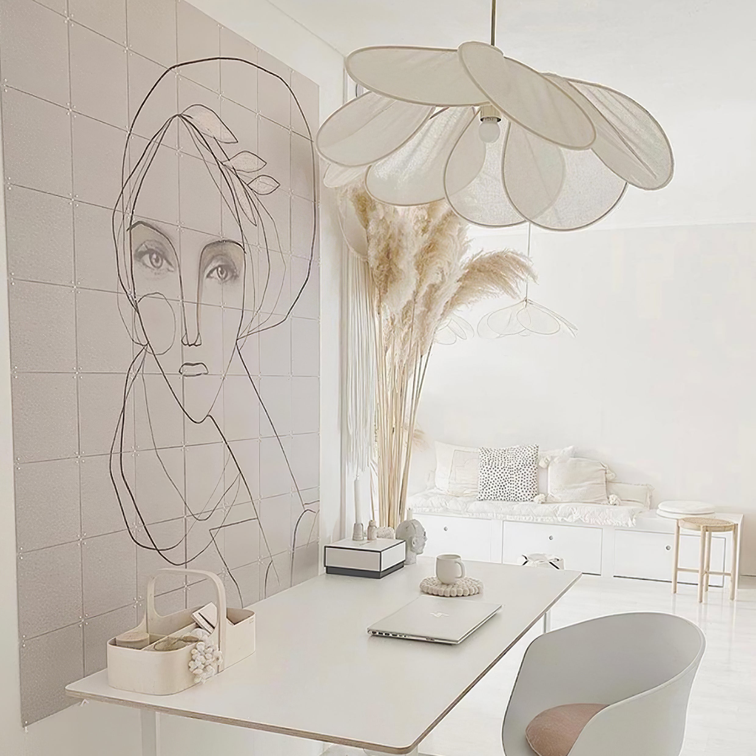 Zerithire Fabric Nature-inspired Pendant Lamp - Letslighting