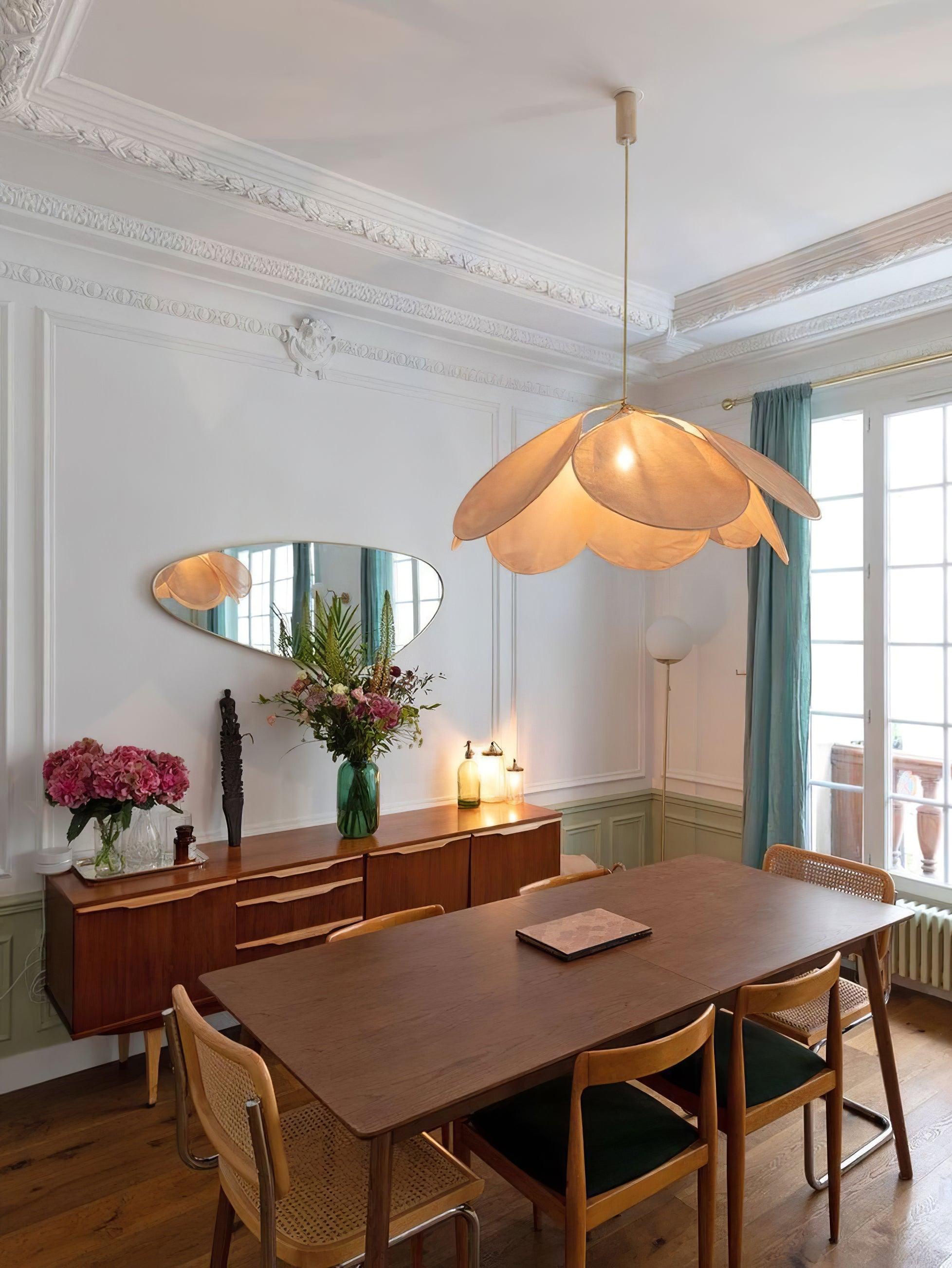 Zerithire Fabric Nature-inspired Pendant Lamp - Letslighting