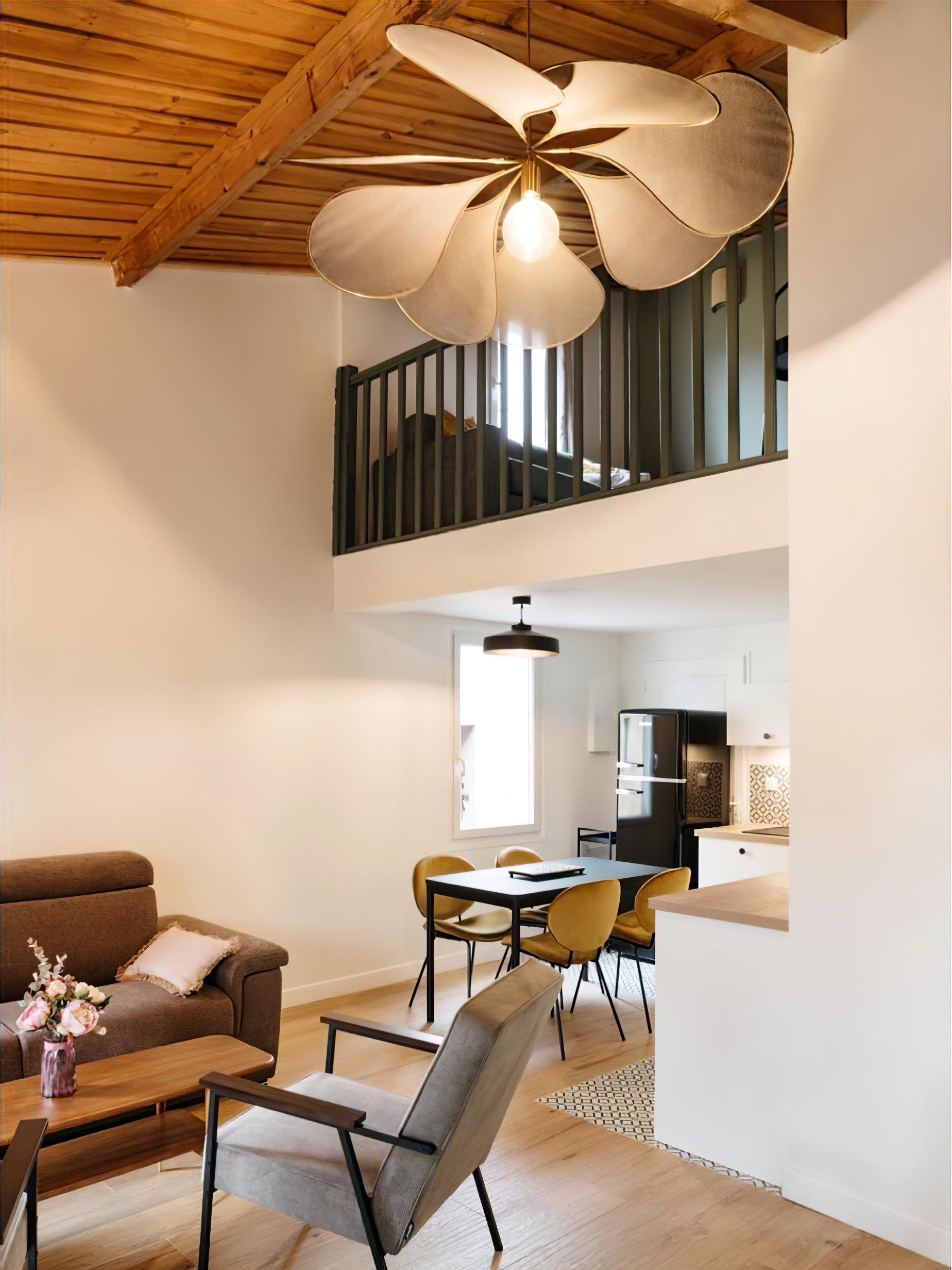 Zerithire Fabric Nature-inspired Pendant Lamp - Letslighting