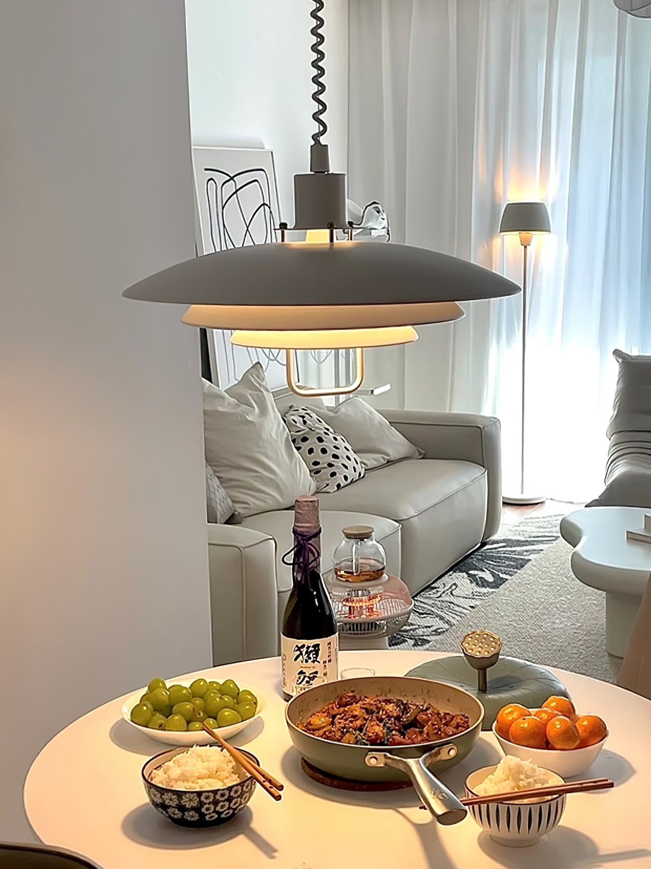 Arithra Aluminum Glam Pendant Lamp - Letslighting