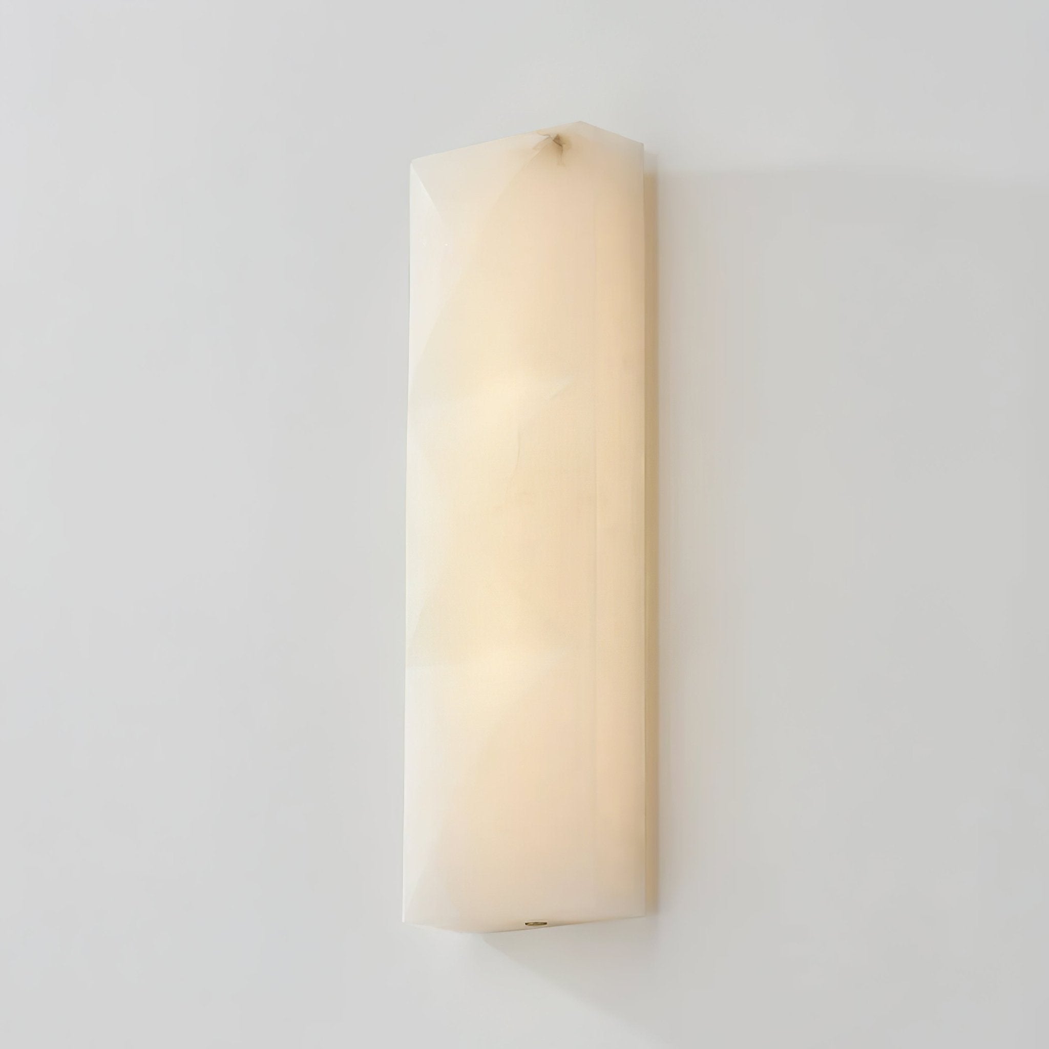 Dione Geometric Alabaster Wall Light