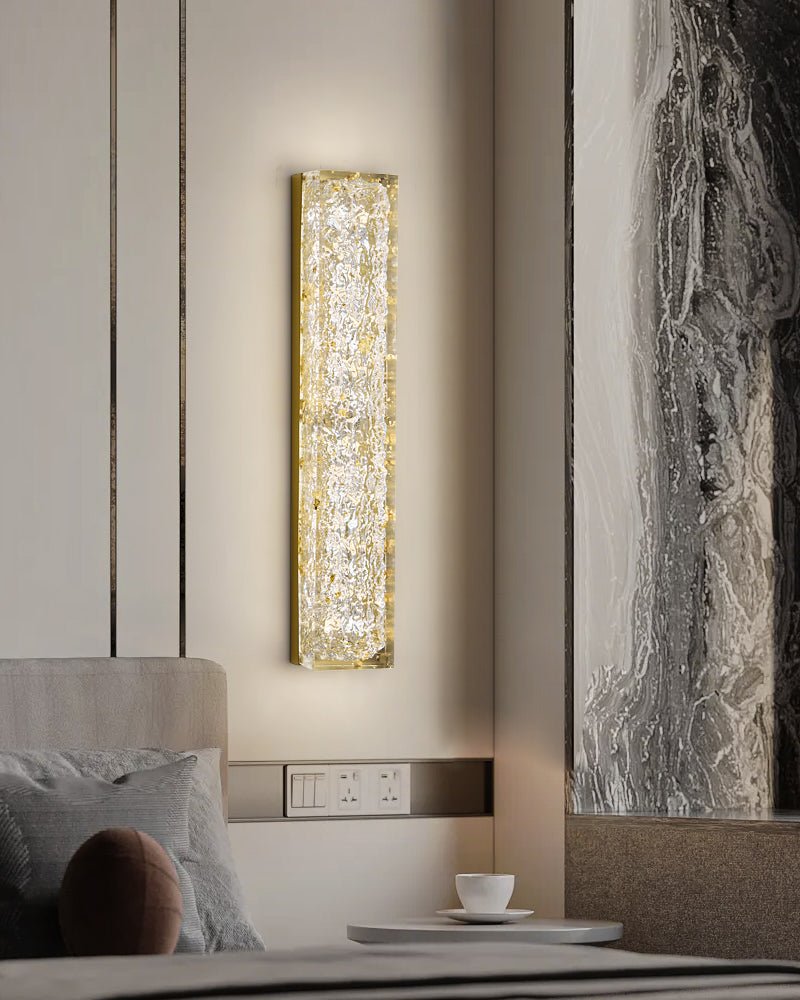 Egan Prismatic Rectangle Resin Wall Lamp - Letslighting