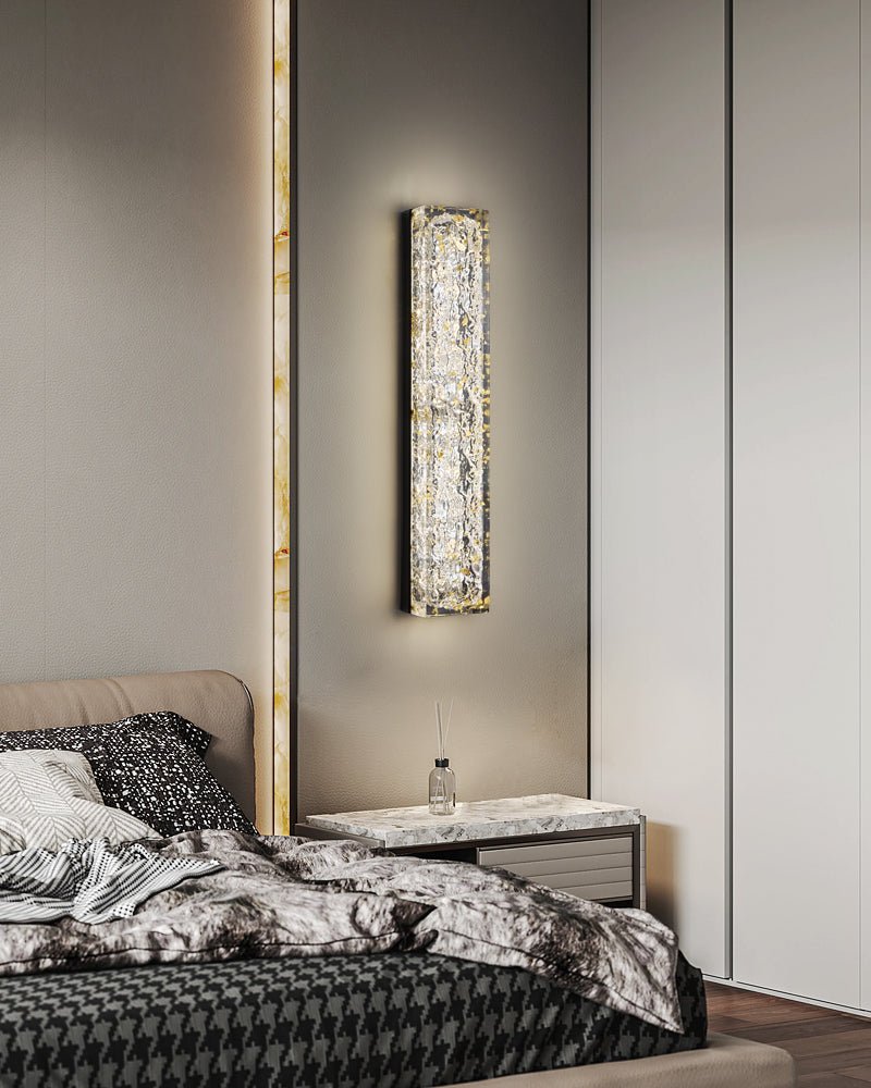 Egan Prismatic Rectangle Resin Wall Lamp - Letslighting