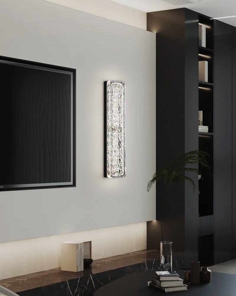 Egan Prismatic Rectangle Resin Wall Lamp - Letslighting