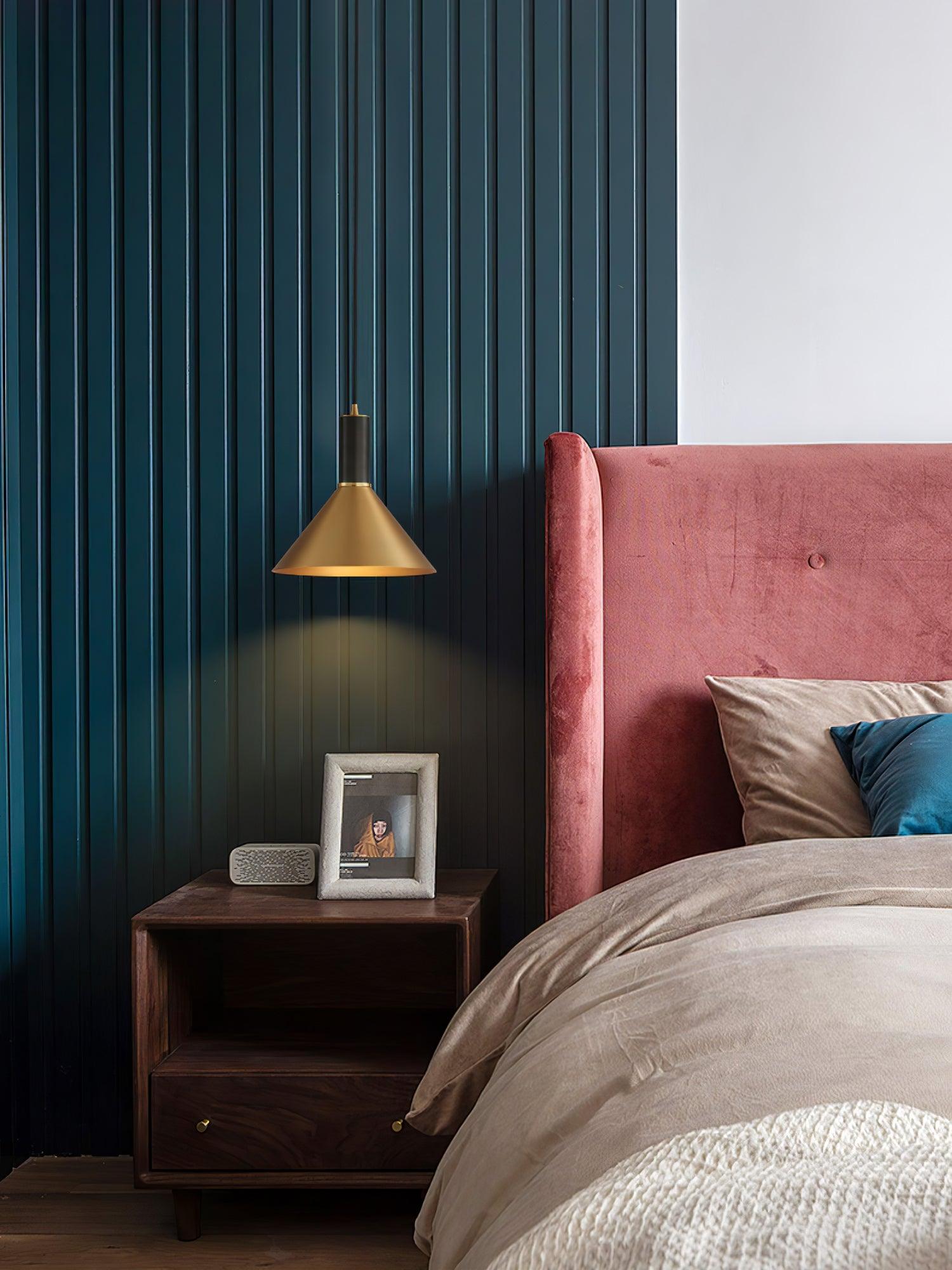 Orion Brass Cone Pendant Lamp - Letslighting