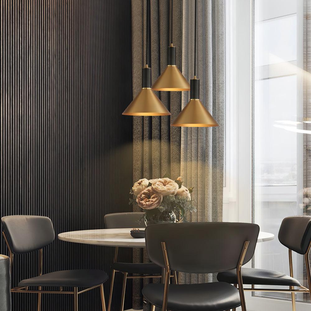 Orion Brass Cone Pendant Lamp - Letslighting
