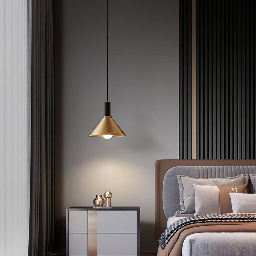 Orion Brass Cone Pendant Lamp - Letslighting