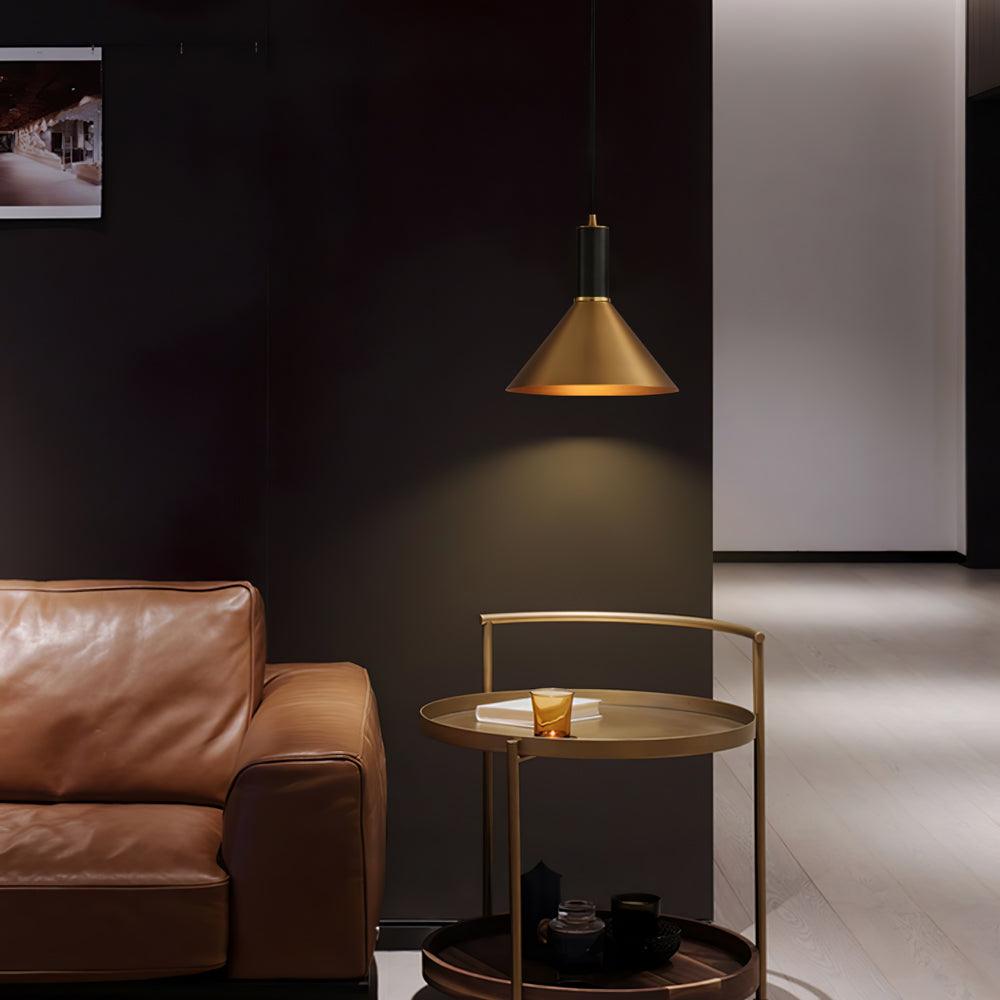 Orion Brass Cone Pendant Lamp - Letslighting