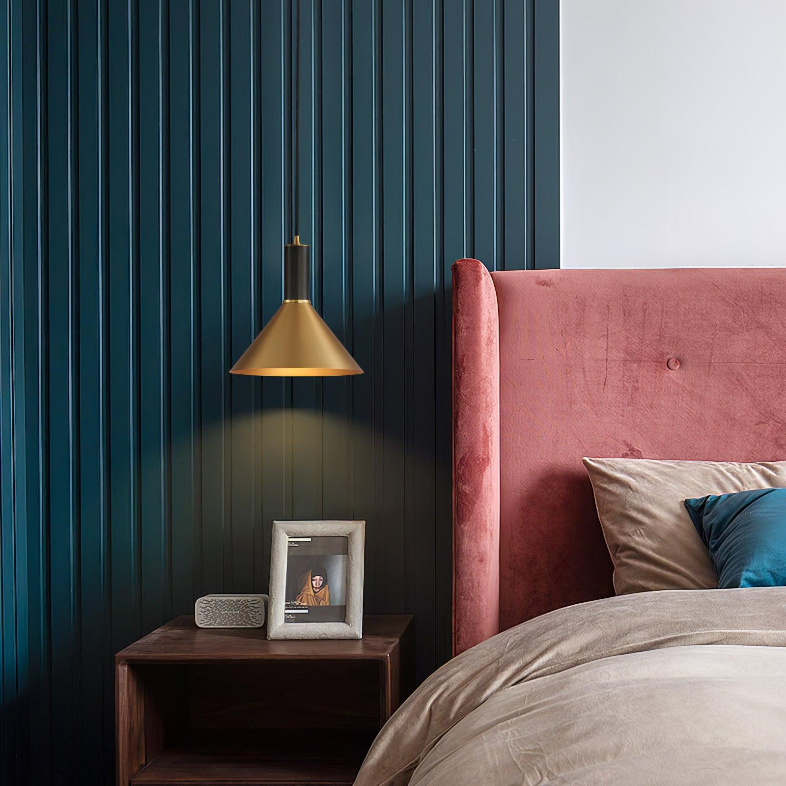 Orion Brass Cone Pendant Lamp - Letslighting