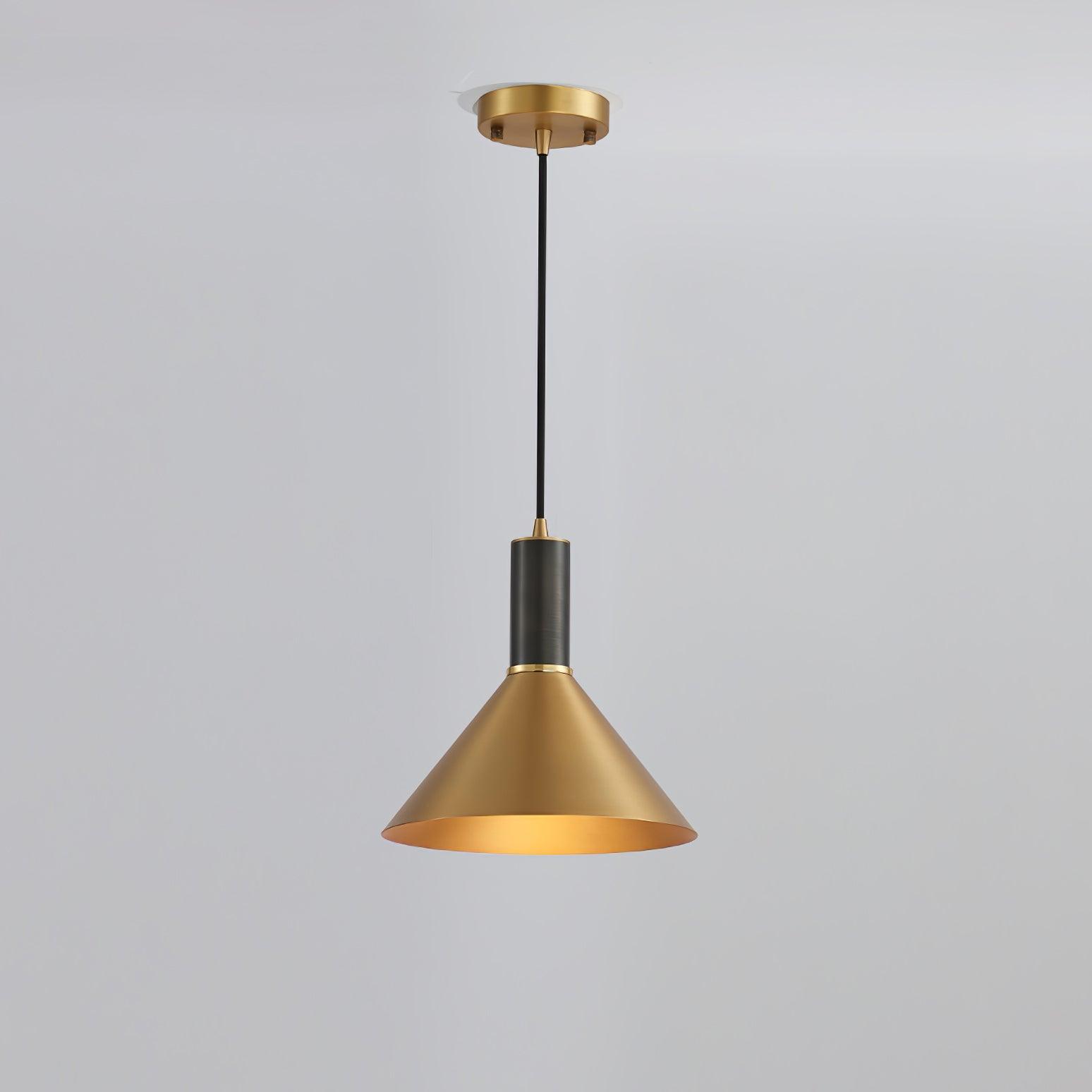Orion Brass Cone Pendant Lamp - Letslighting