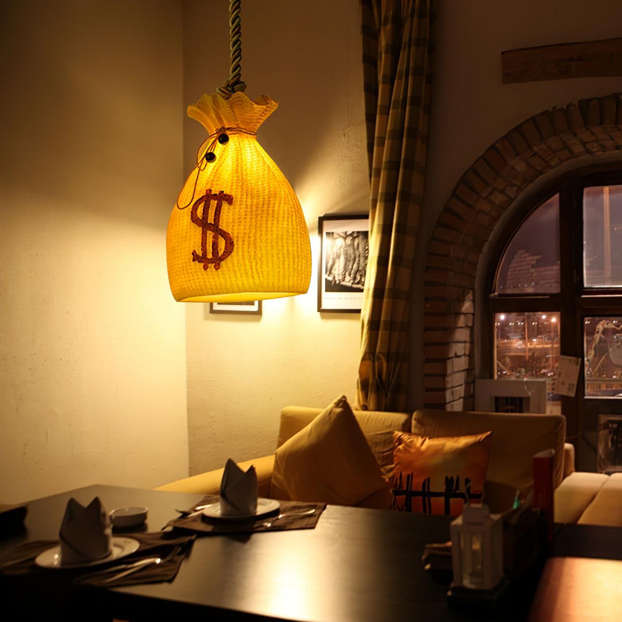 Eurmira Art Unique Pouch Resin Pendant Lamp - Letslighting