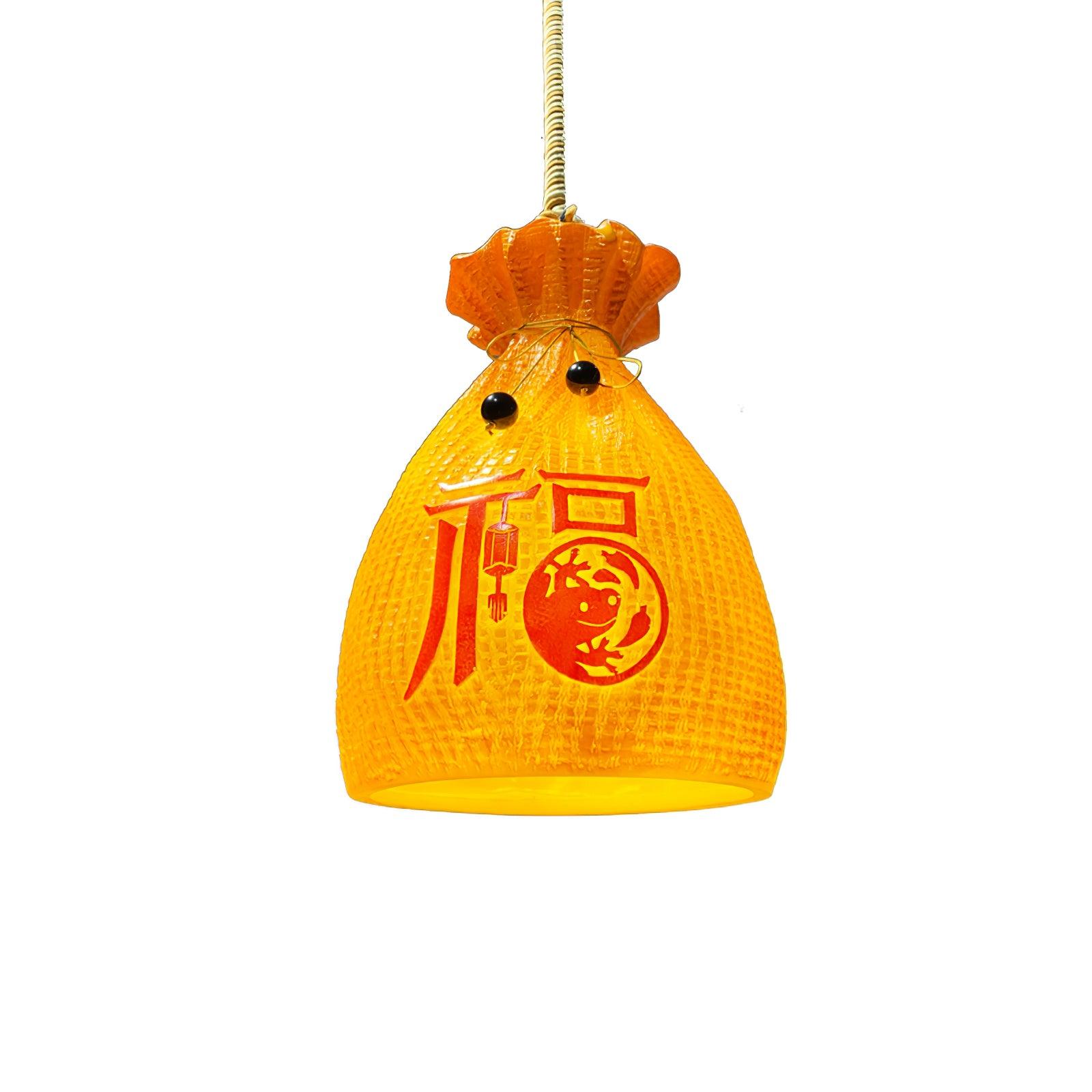 Eurmira Art Unique Pouch Resin Pendant Lamp - Letslighting