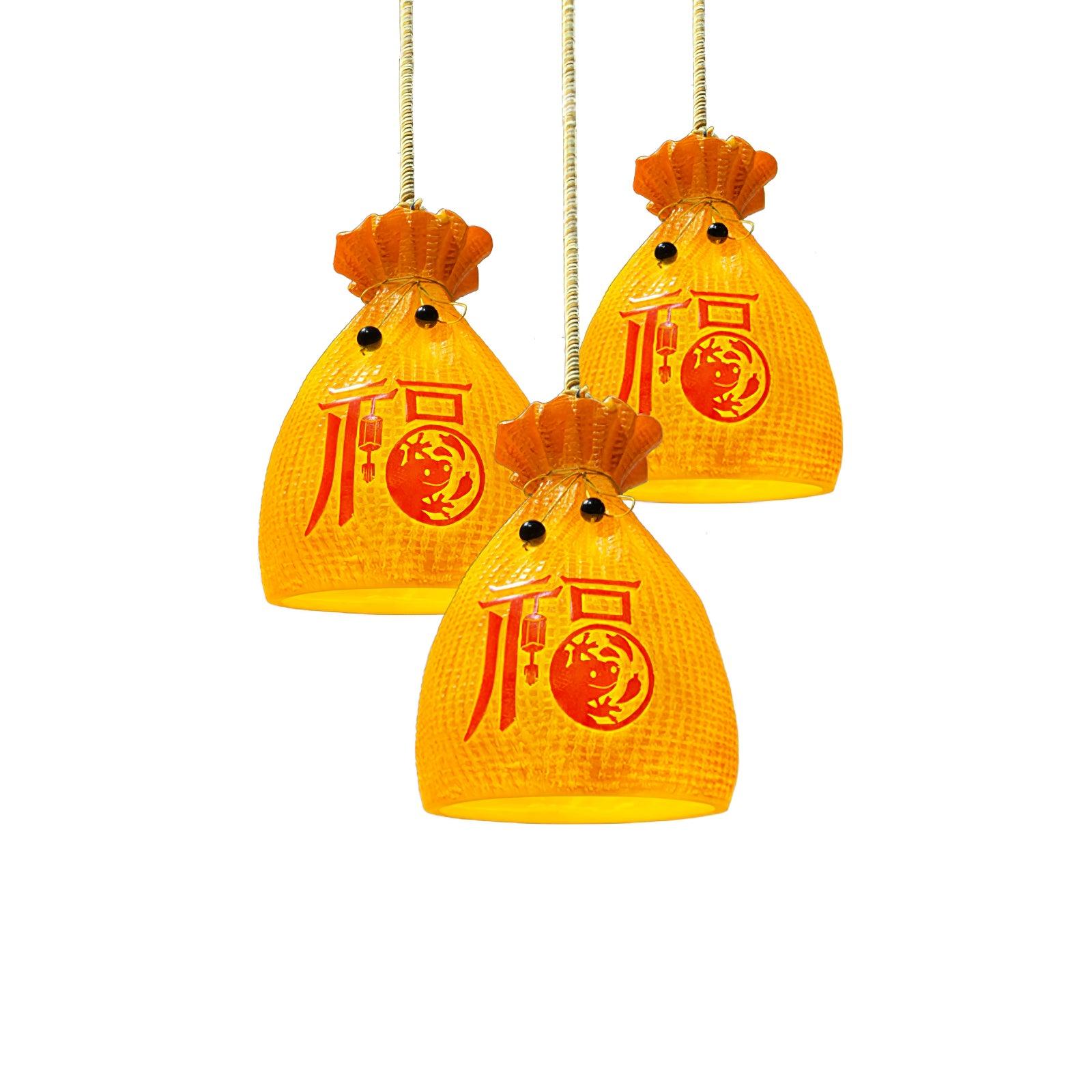Eurmira Art Unique Pouch Resin Pendant Lamp - Letslighting
