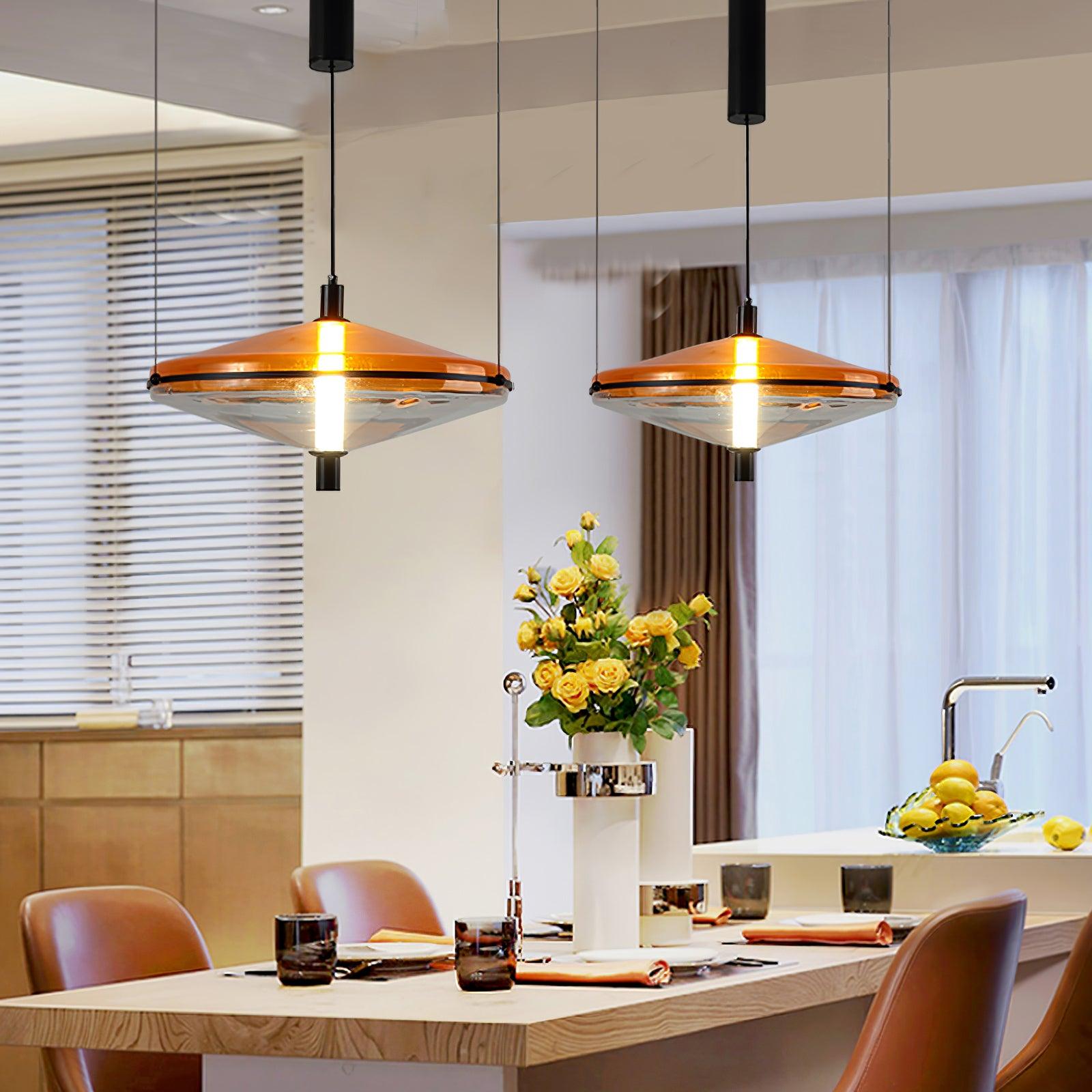 Elion Acrylic Retro Pendant Lamp - Letslighting