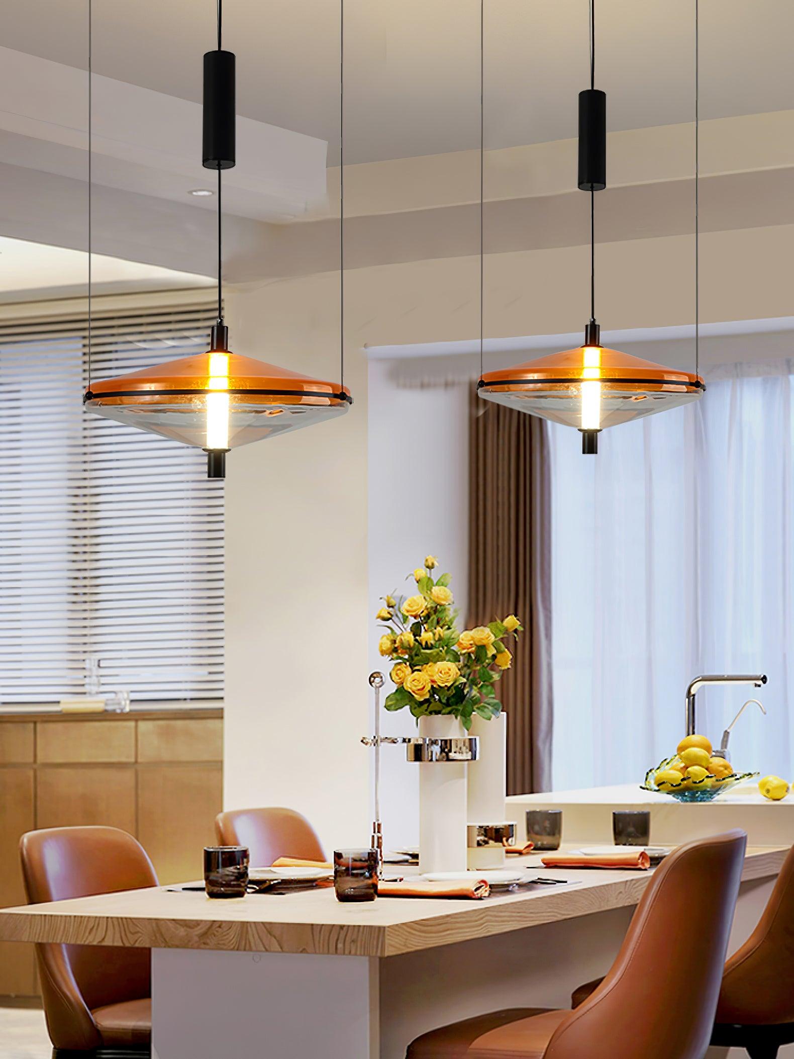 Elion Acrylic Retro Pendant Lamp - Letslighting