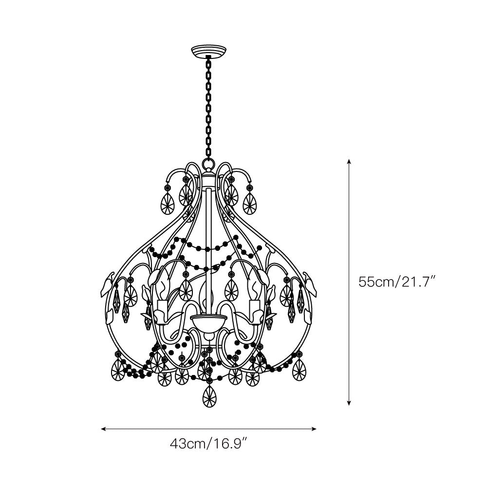 Ivsolarae Postmodern Luxury Crystal Chandelier - Letslighting