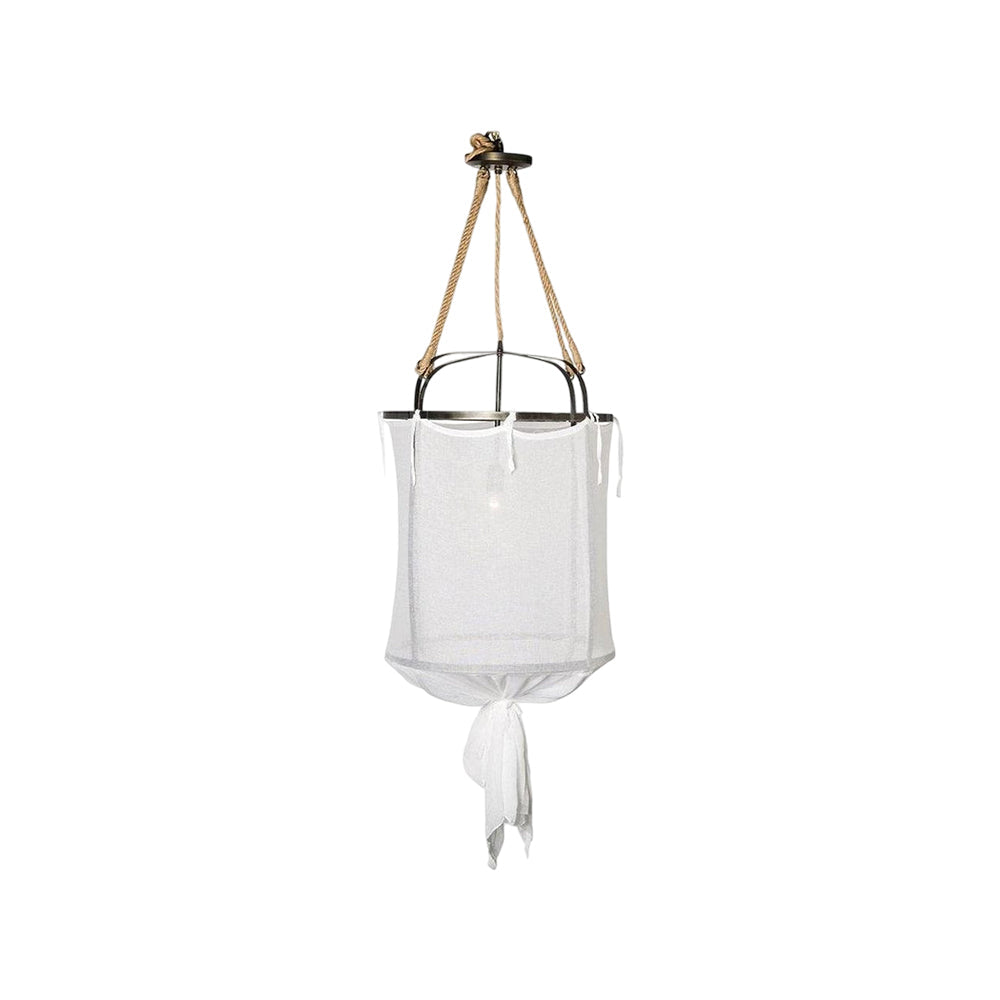 Erina Modern Minimalist Linen Chandelier - Letslighting