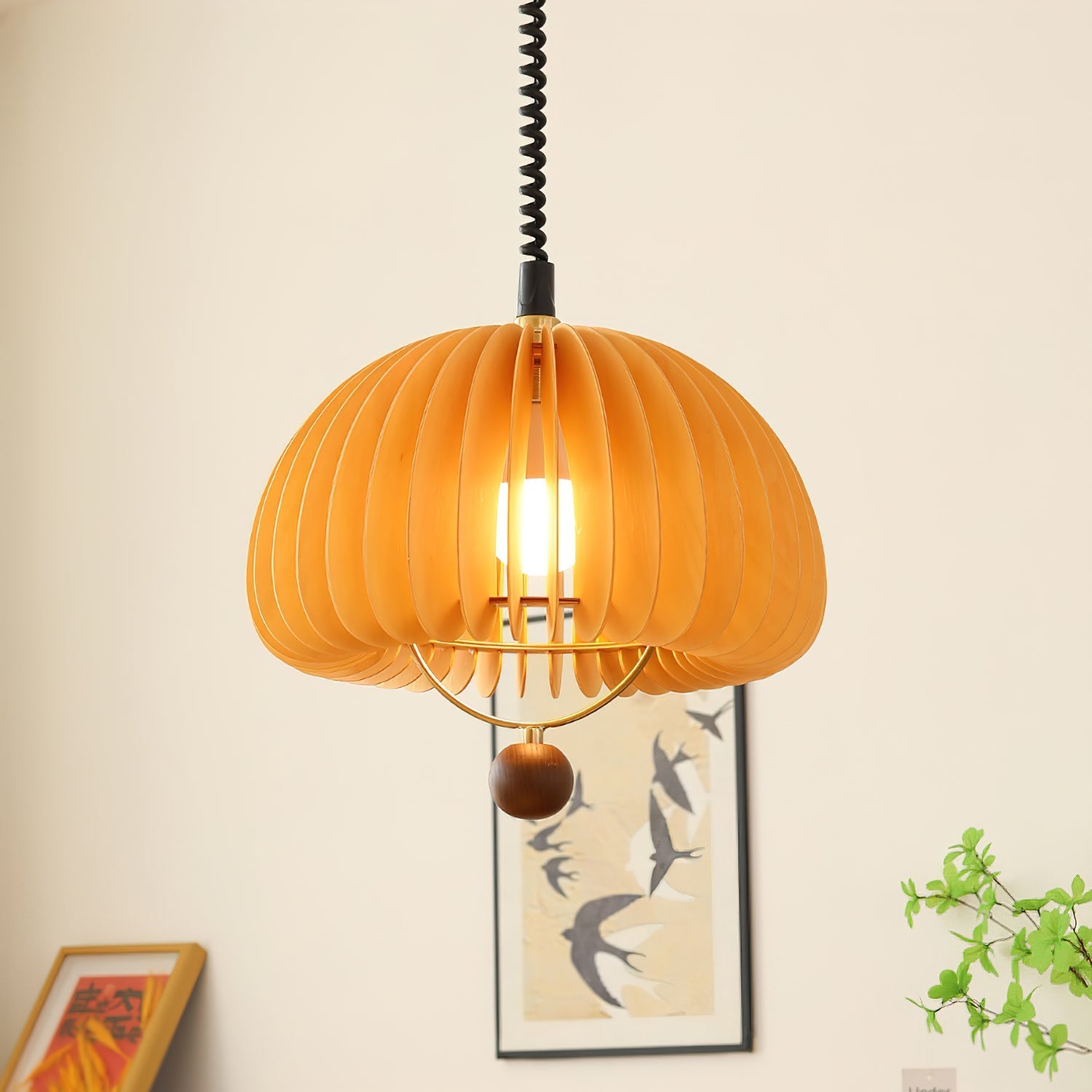 Fisher Modern Wood Pendant Light - Letslighting