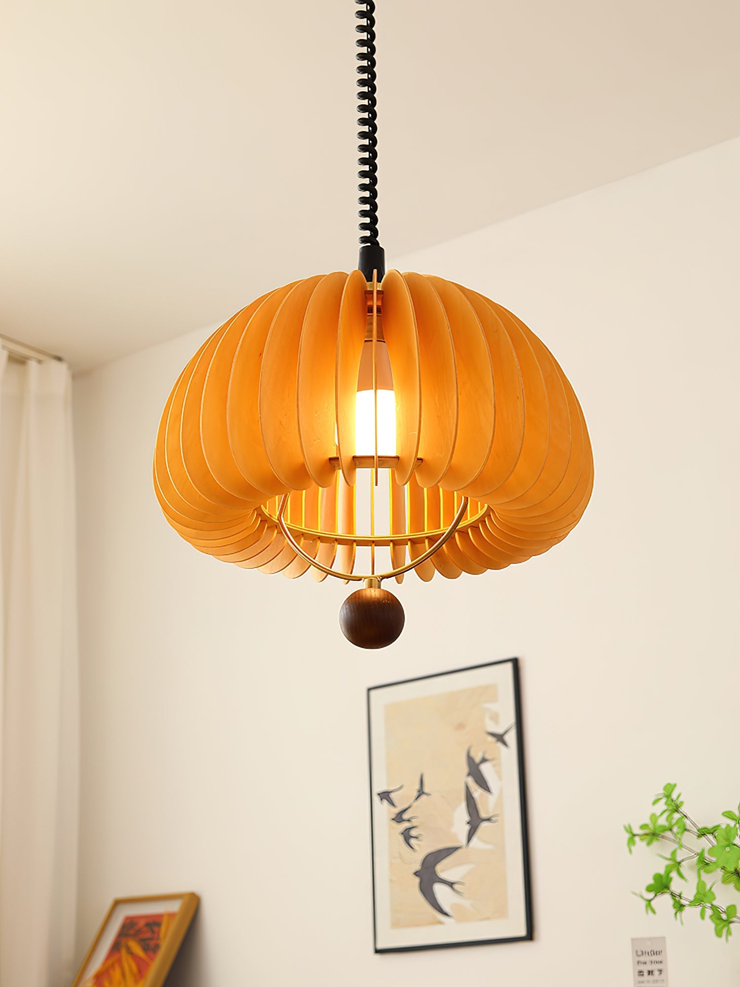 Fisher Modern Wood Pendant Light - Letslighting