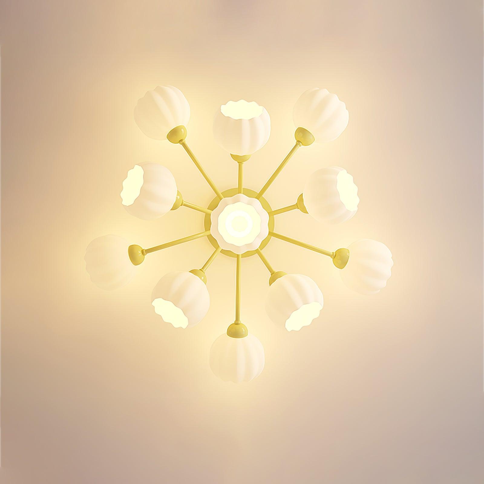 Zenorarae Elegance Matcha Glass Ceiling Lamp - Letslighting