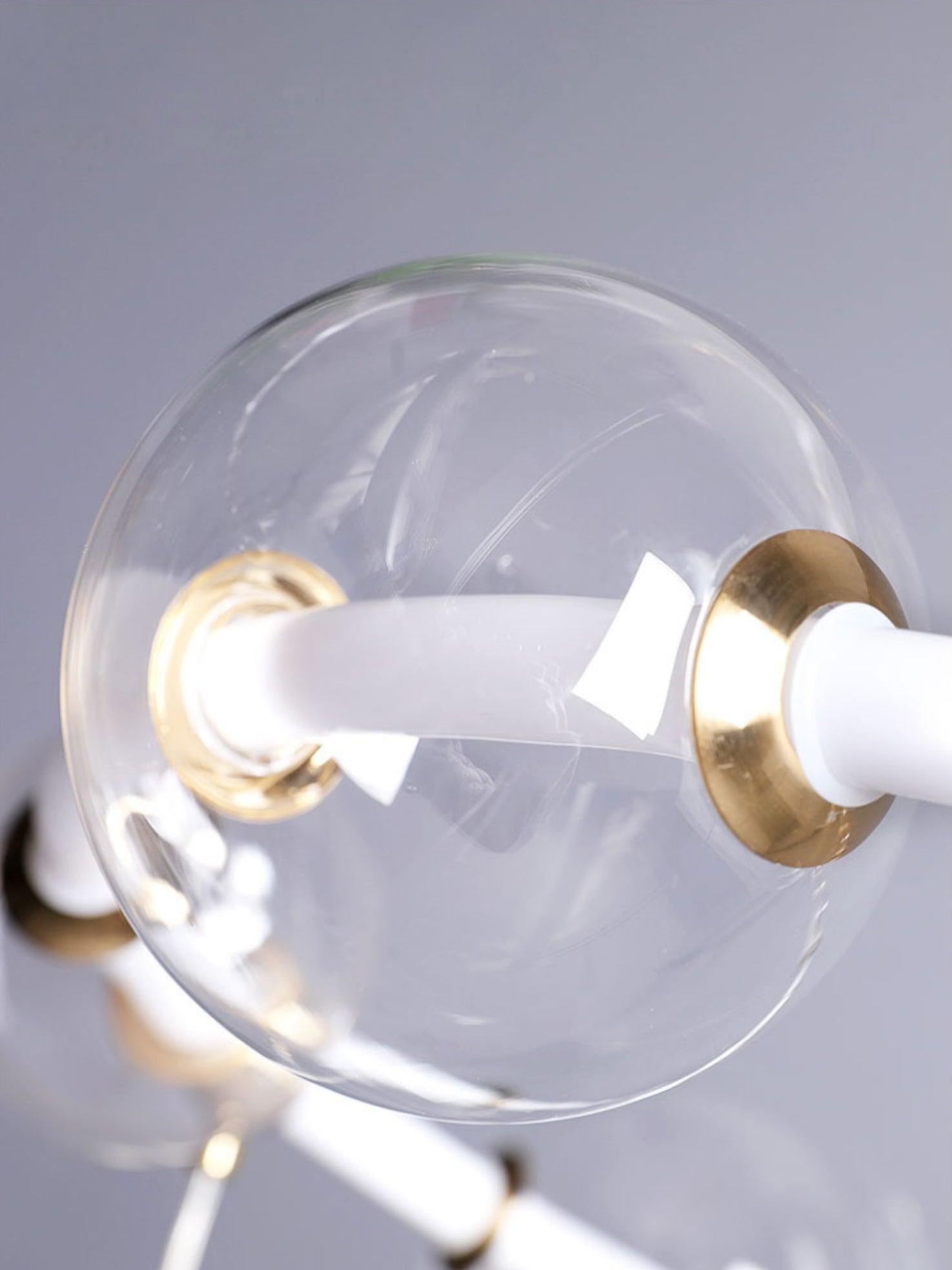 Lustra Chandelier Bubble Clear Ring Contemporary Minimalist - Letslighting