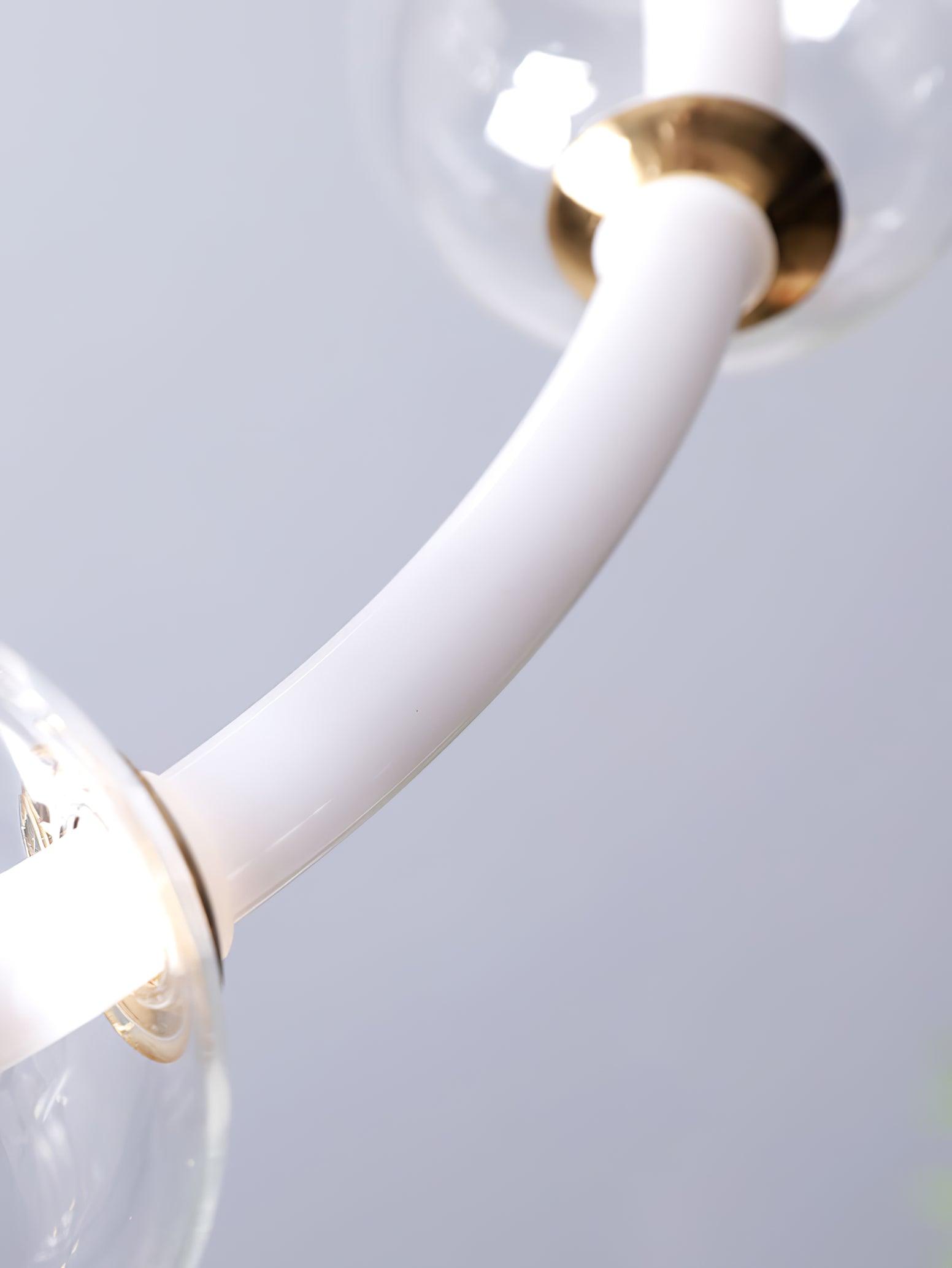 Lustra Chandelier Bubble Clear Ring Contemporary Minimalist - Letslighting