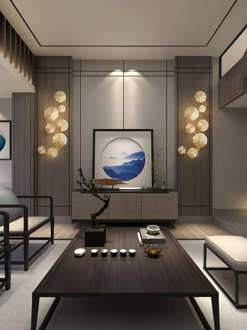 Lustra Wall Lamp Lotus Leaf Brass - Letslighting