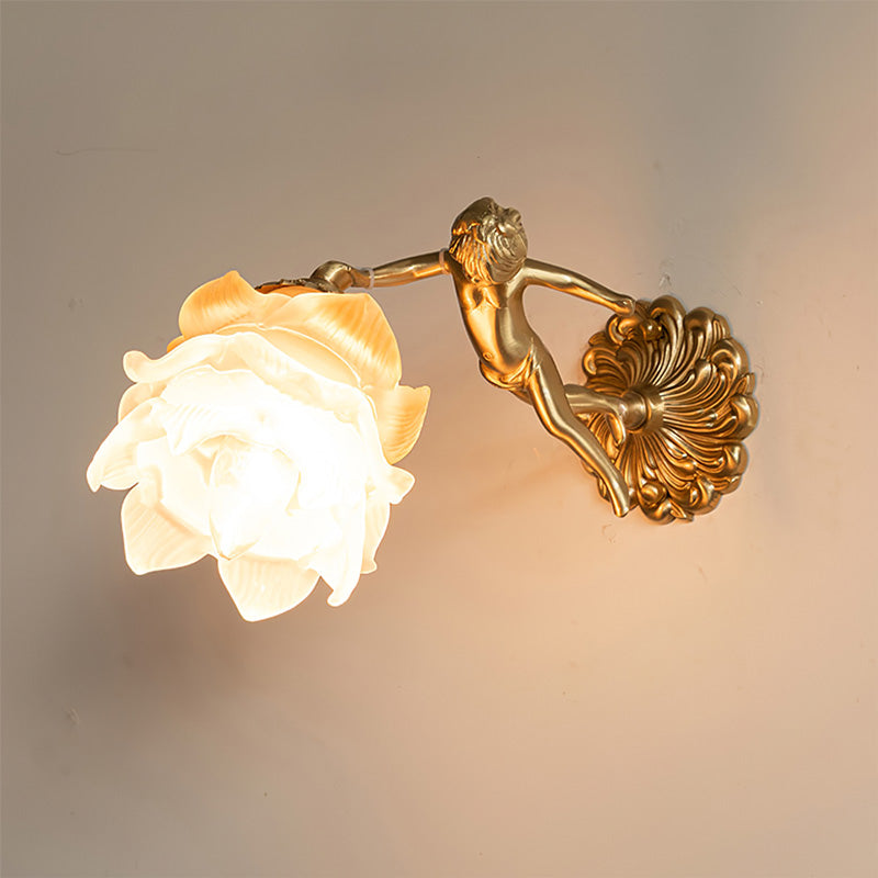 Valentina Glass Rose Wall Lamp - Letslighting