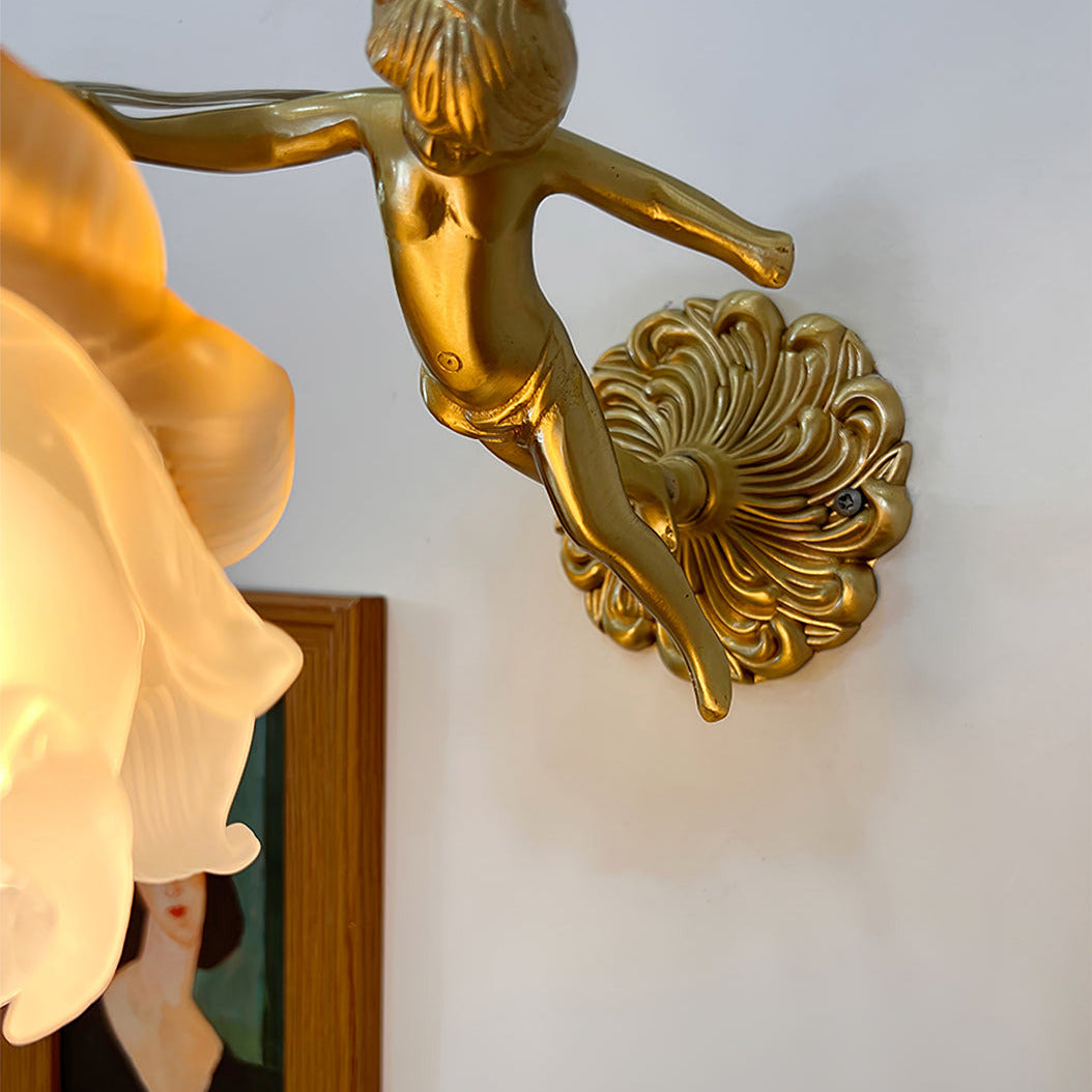 Valentina Glass Rose Wall Lamp - Letslighting