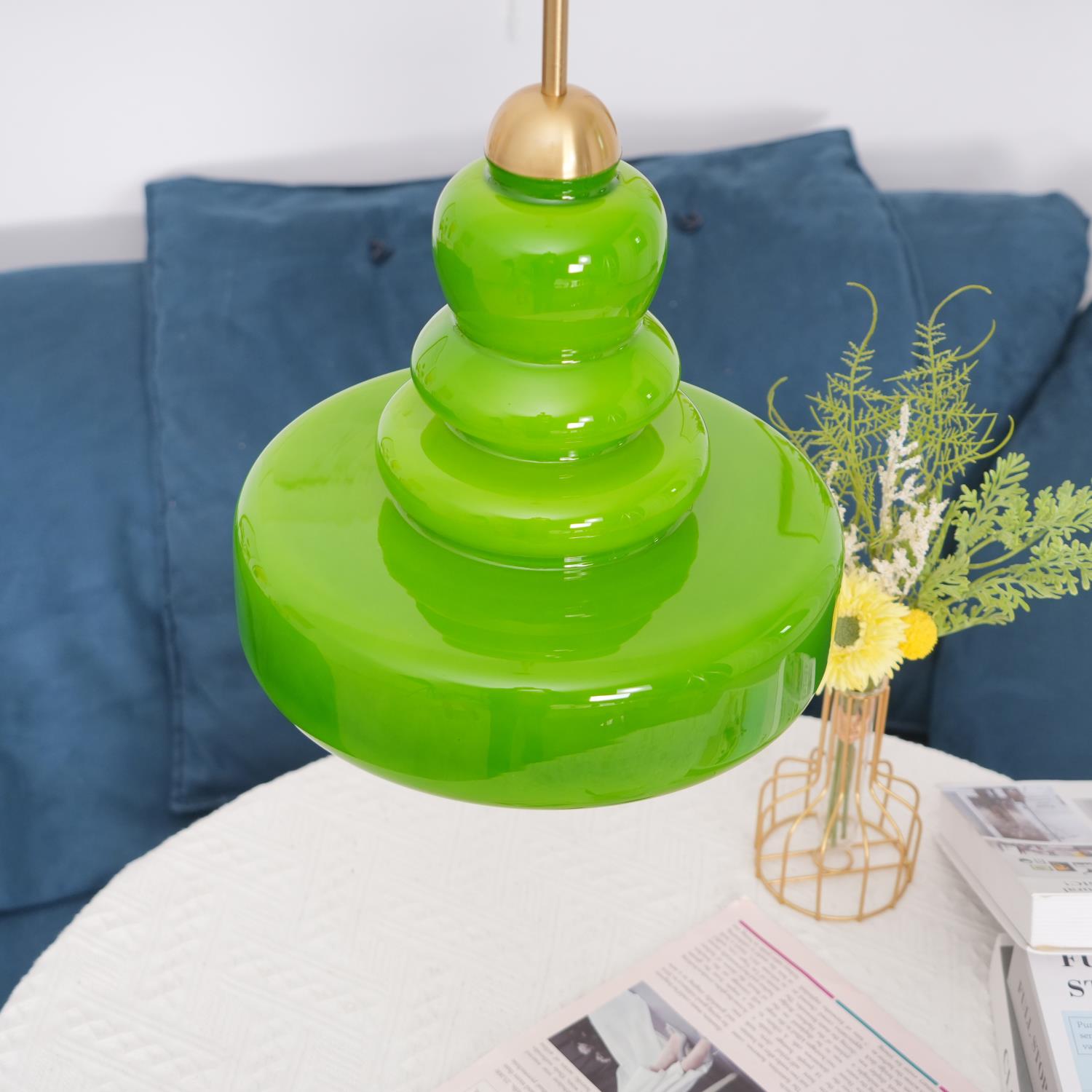 Lumora French Modern Kitchen Pendant Light Glass - Letslighting