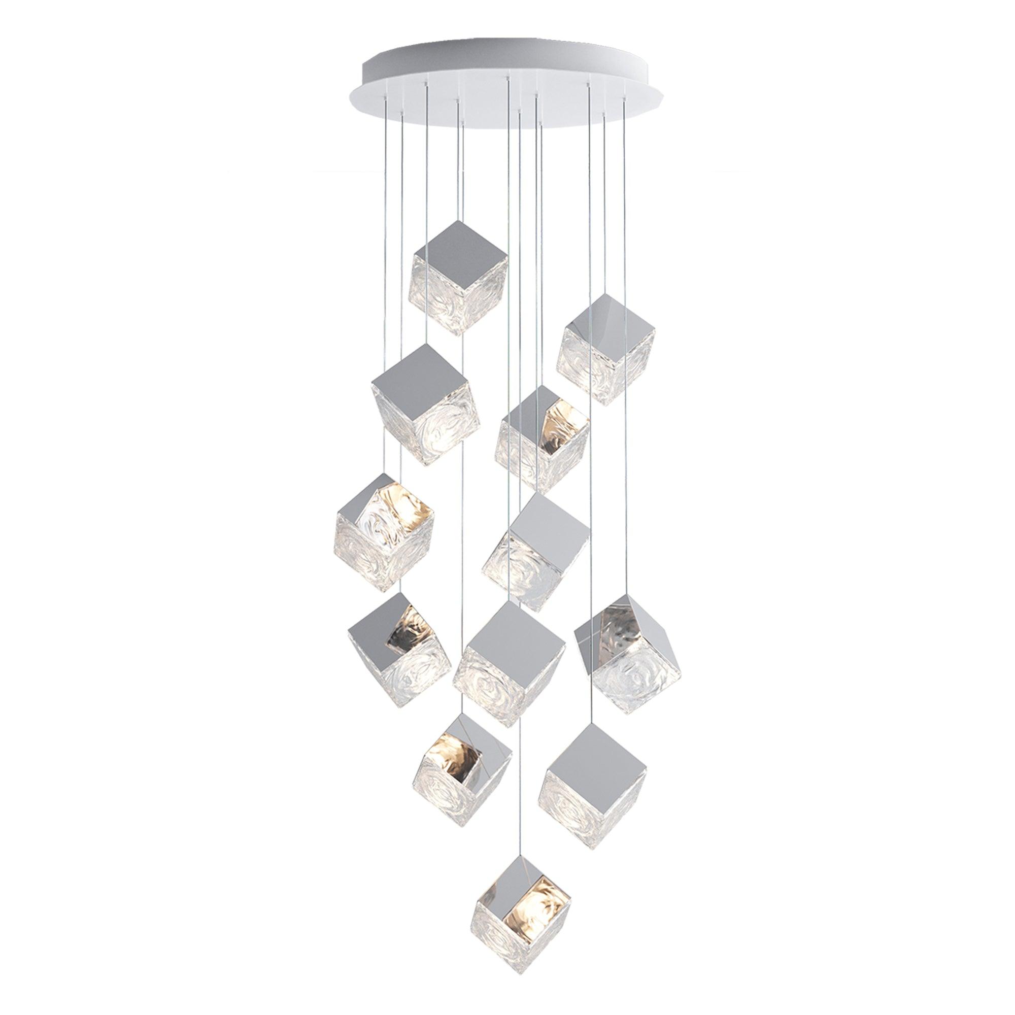Arco Artistic Geometric Cube Chandelier - Letslighting