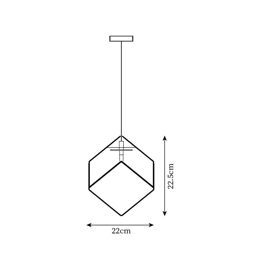 Arco Artistic Geometric Cube Chandelier - Letslighting