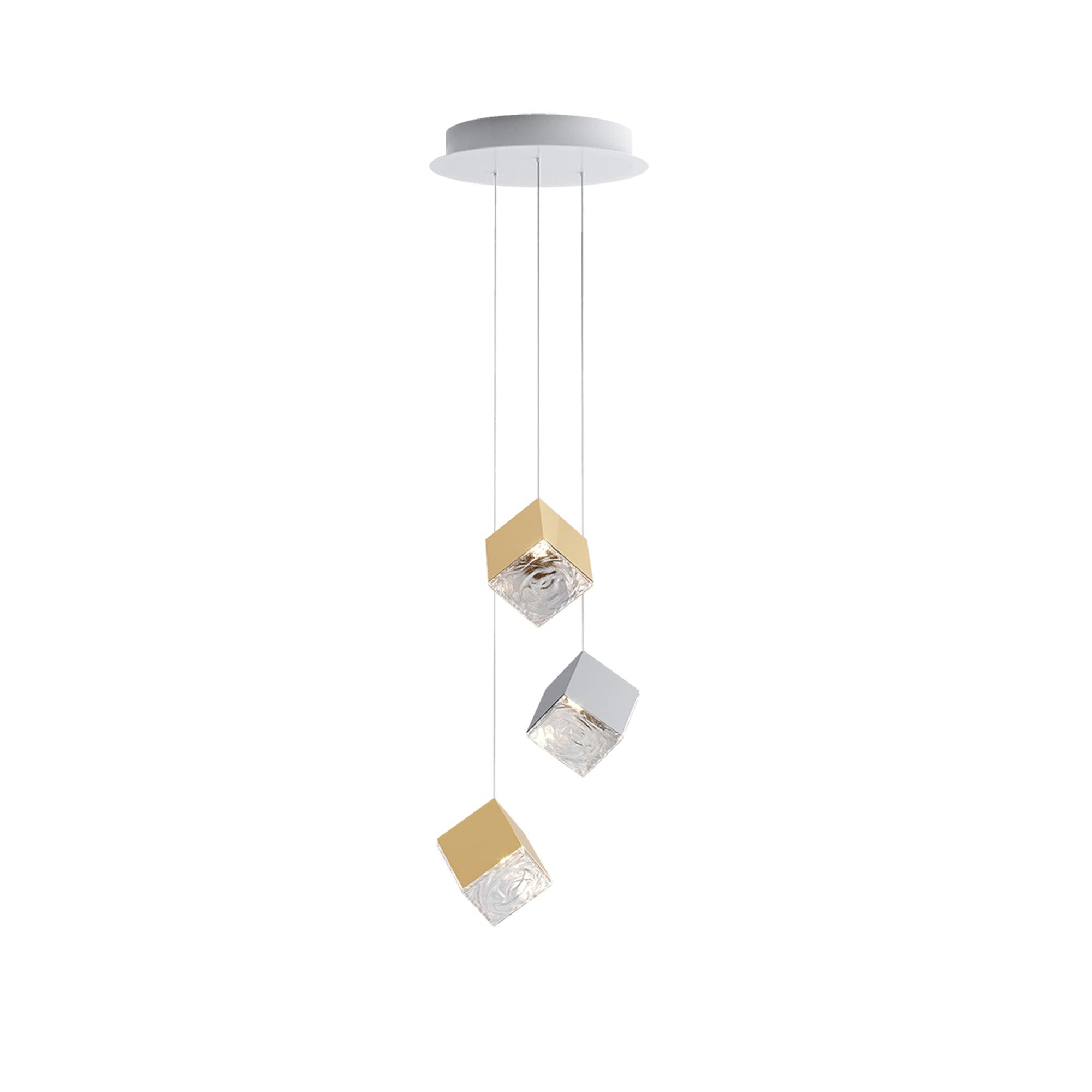 Arco Artistic Geometric Cube Chandelier - Letslighting