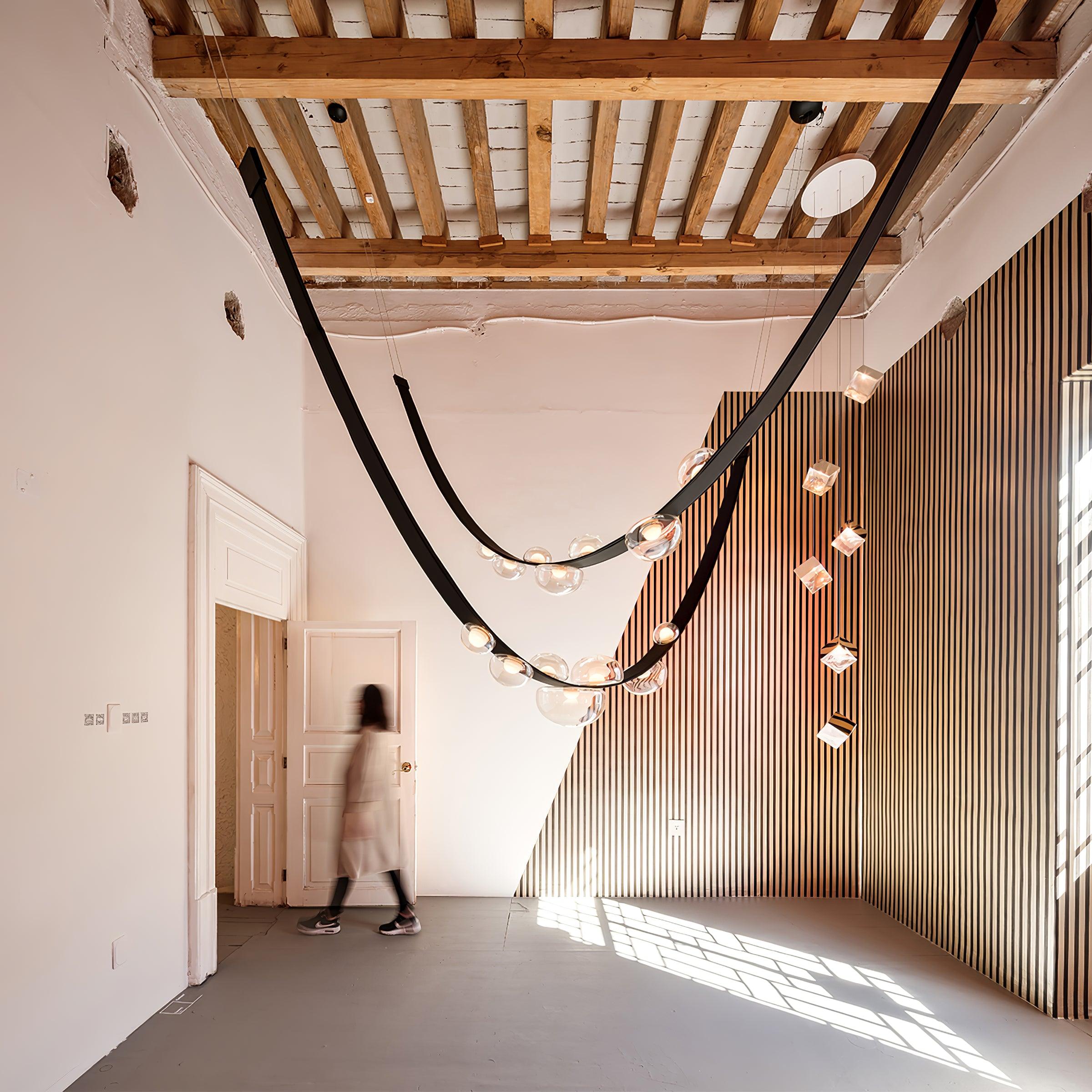 Arco Artistic Geometric Cube Chandelier - Letslighting