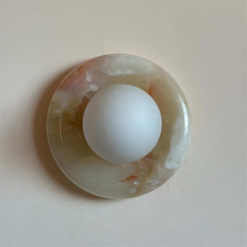 Vivina Modern Minimalist Cyan Jade Sconce Wall Lamp - Letslighting