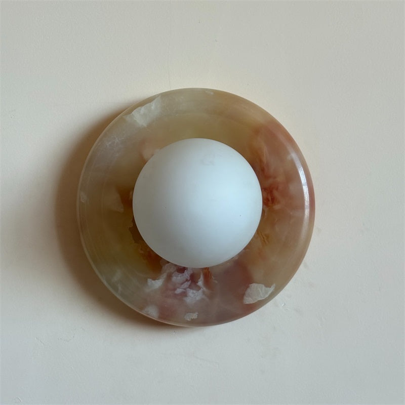 Vivina Modern Minimalist Cyan Jade Sconce Wall Lamp - Letslighting