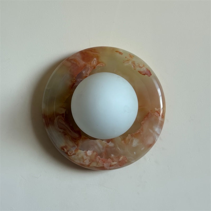 Vivina Modern Minimalist Cyan Jade Sconce Wall Lamp - Letslighting