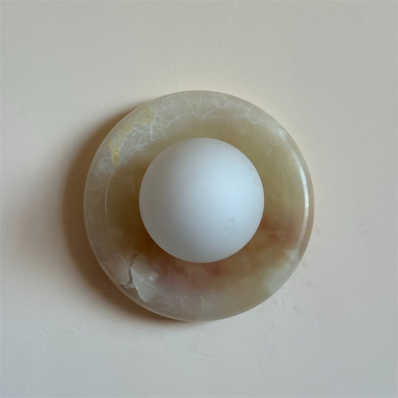Vivina Modern Minimalist Cyan Jade Sconce Wall Lamp - Letslighting